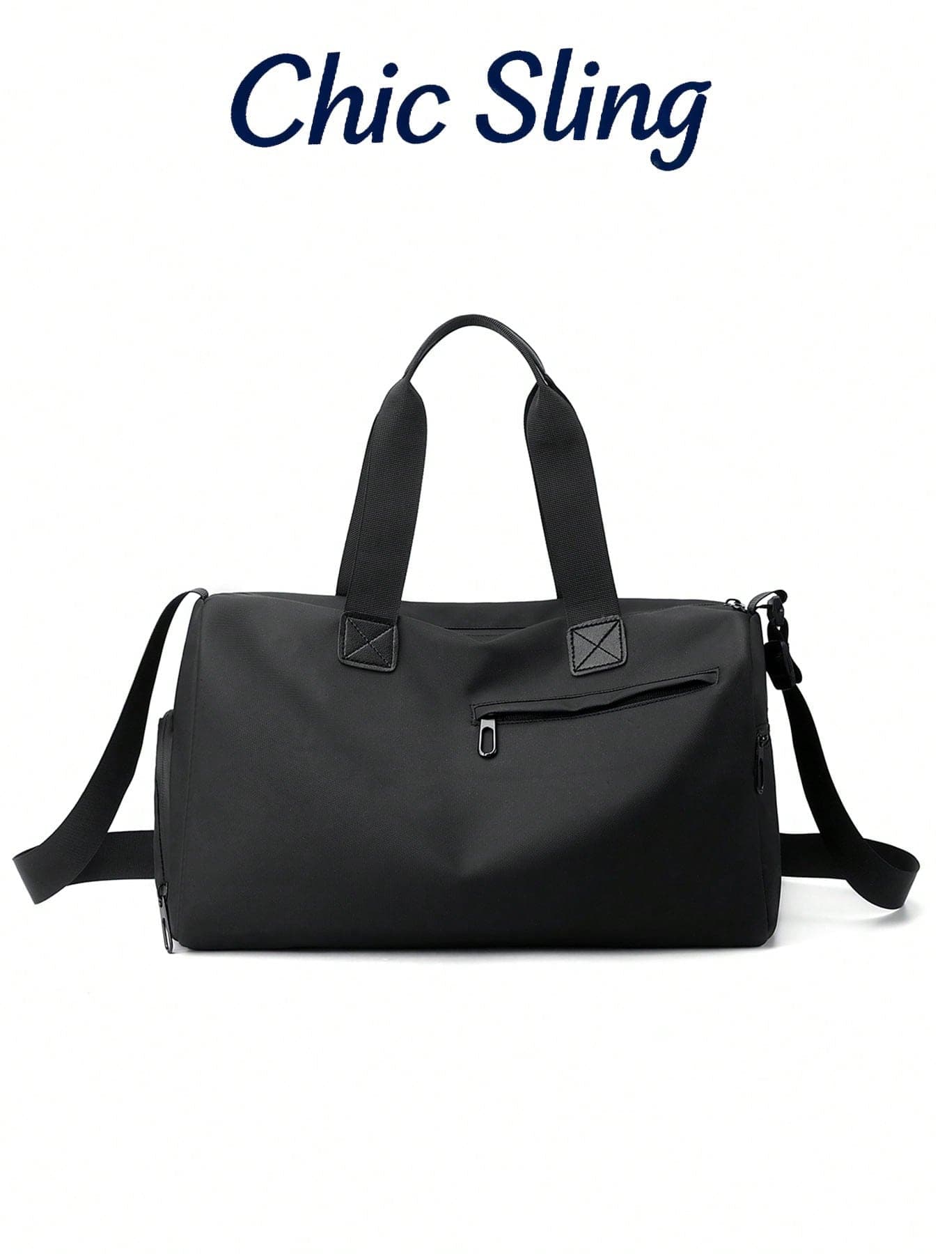 SHILAN Large Capacity Handheld Gym Bag With Detachable Adjustable Shoulder Strap, Crossbody Travel Bag, Suitable For Short Trip Clothing Storage