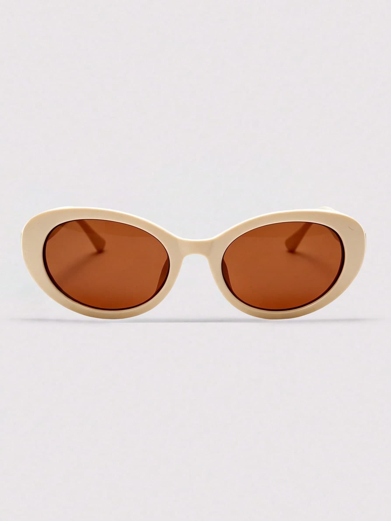 Visivana 1 Pair Retro Cat Eye Fashion Glasses For Women, Fashion Accessory Suitable For Summer Beach Vacation, Outdoor Activities And Travel