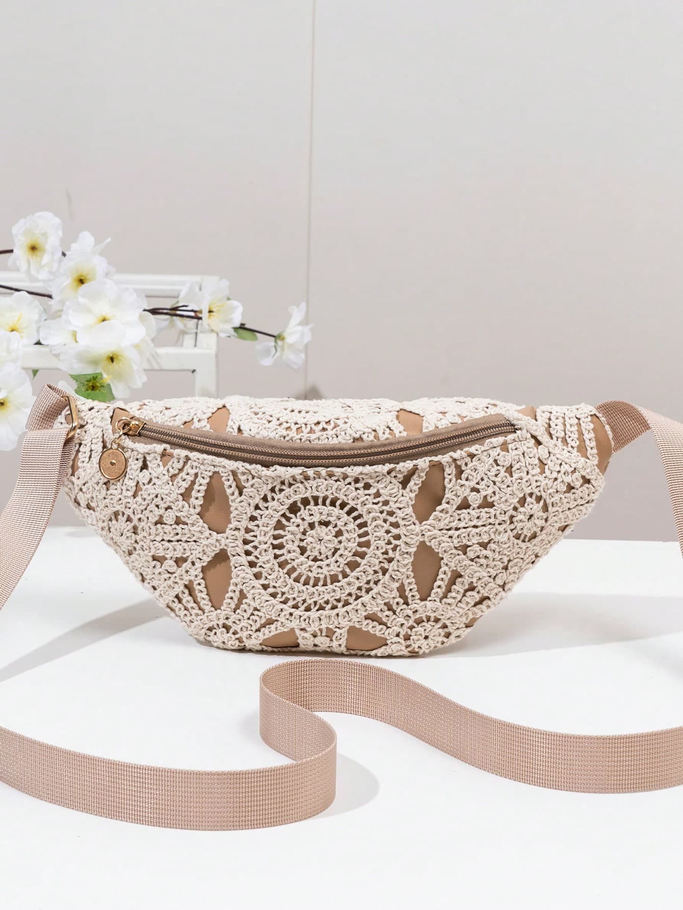 Women's Vintage Fashion Waist Bag, Chest Bag, Underarm Bag, Spring/Summer New Casual One Shoulder Crossbody Small Bag, Versatile Minimalist Chest Bag