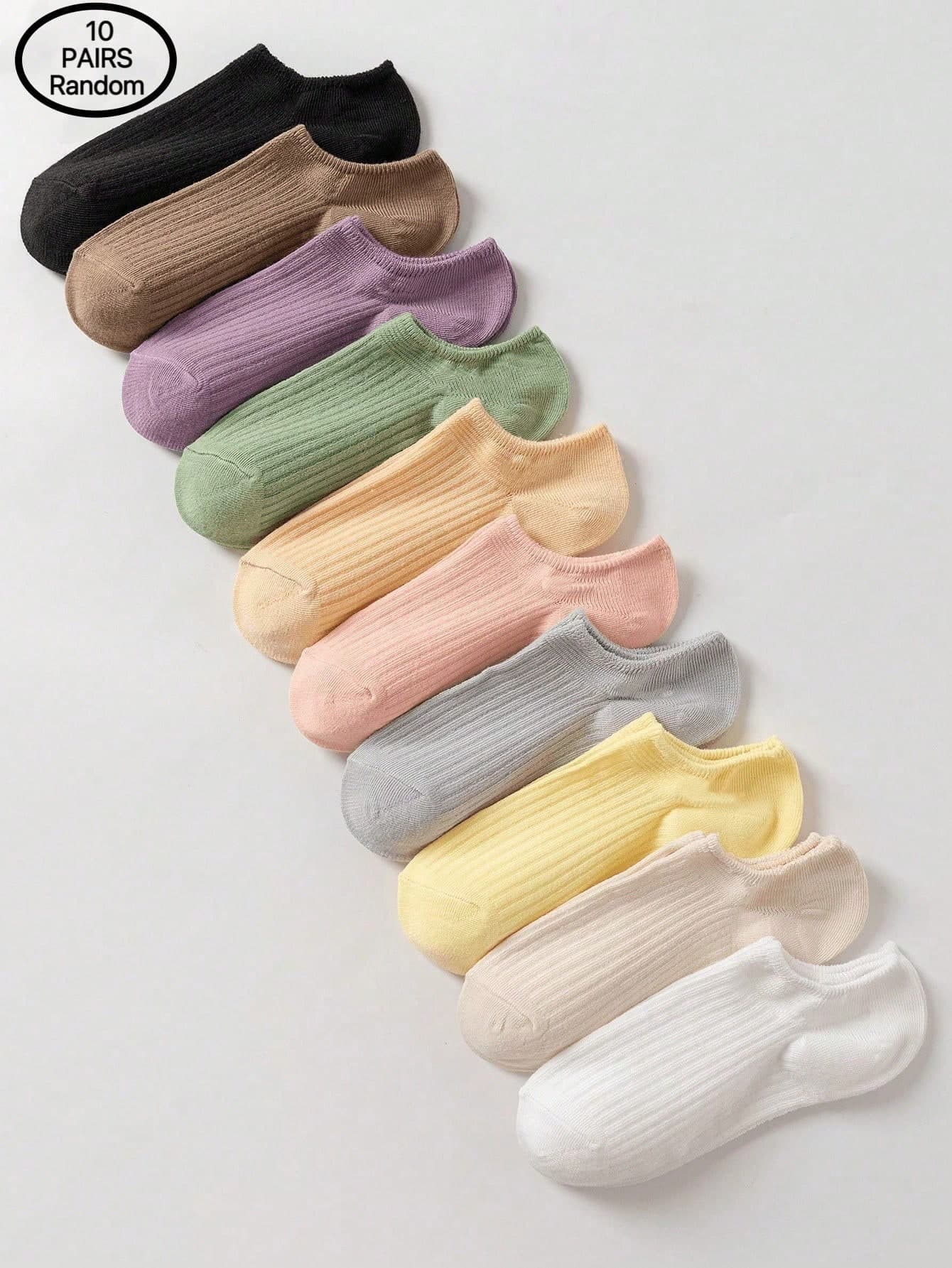 10 Pairs Random Style & Color Candy-Colored Single Hook Dopamine Style Women's Hair Accessories, Couple Multi-Function Daily Outfit Accessories
