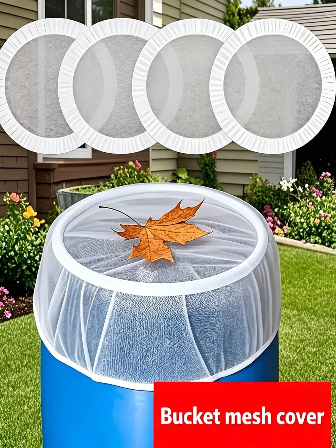 3pcs Indoor/Outdoor Water Tank Protective Mesh, Size 69.98cm To 80.01cm, Designed To Prevent Leaves From Entering, Easy To Clean, Can Be Used As Garden Cover To Prevent Insects, Suitable For Garden