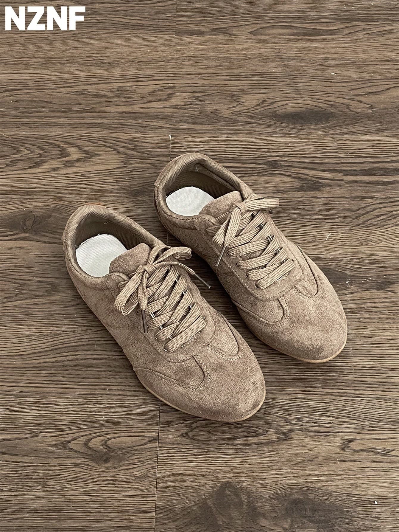 NZNF Premium Flat German Training Shoes Women's New Autumn Versatile Sneakers To Match Skirts