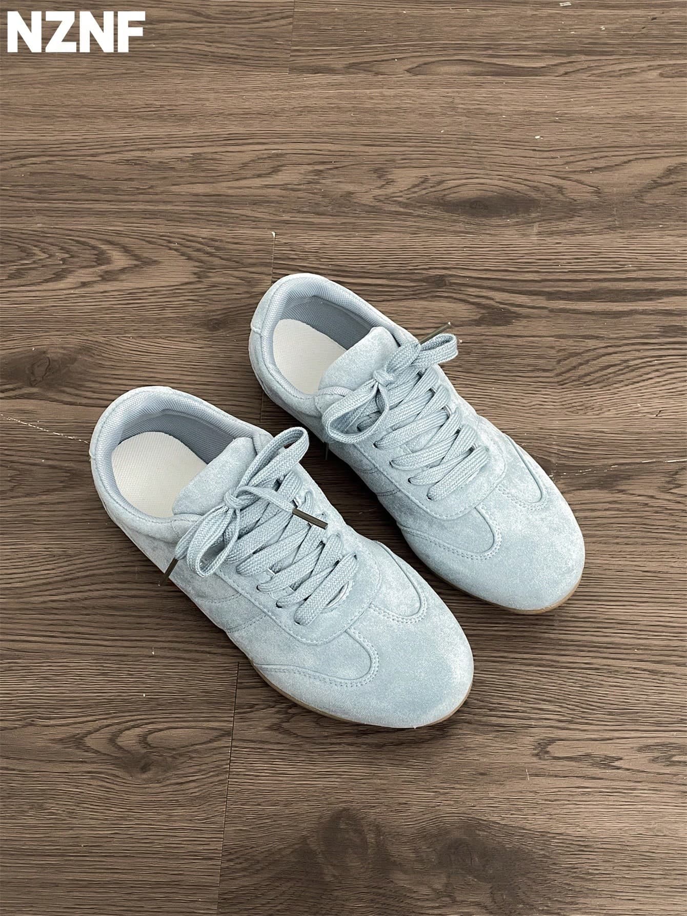 NZNF Premium Flat German Training Shoes For Women, New Autumn Versatile Sports Sneakers To Match Skirts