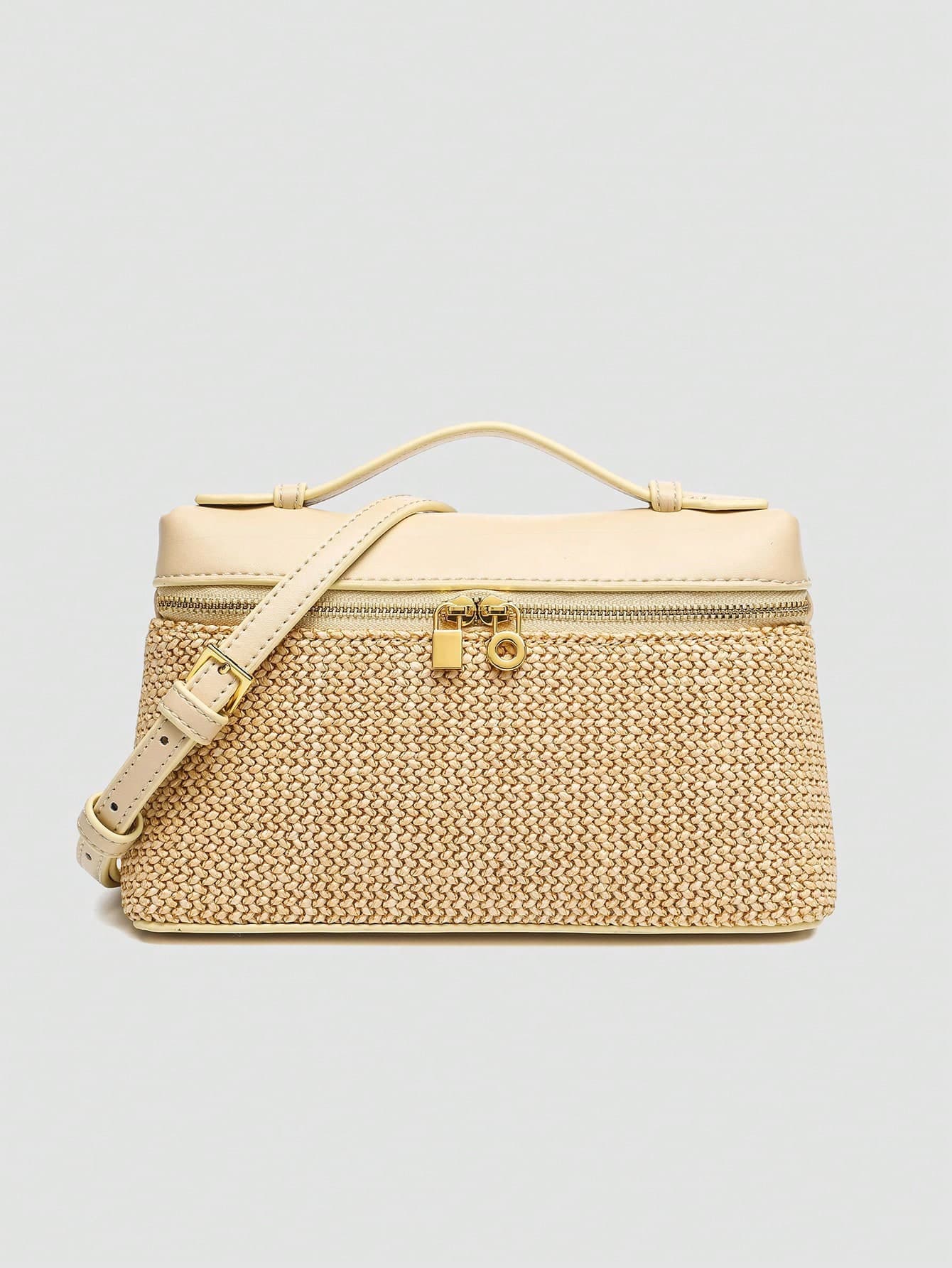 1pc Straw Woven PU Square Crossbody Bag Small Handbag For Women, Suitable For Daily Fashion Matching, Outings, Shopping, Picnics, Parties, Elegant Women's Bag, Women's Commuter Bag, Ideal Choice For Valentine's Day, Comfortable And Fashionable, Fashionable Handbag, Personalized Gift Choice, 2025 Accessories, Fashion Style Suitable For All Occasions, Affordable Luxury, Rebellious Party Bag, Perfect For Parties, Weddings, Balls, Dinners/Banquets, Elegant Women's Bag