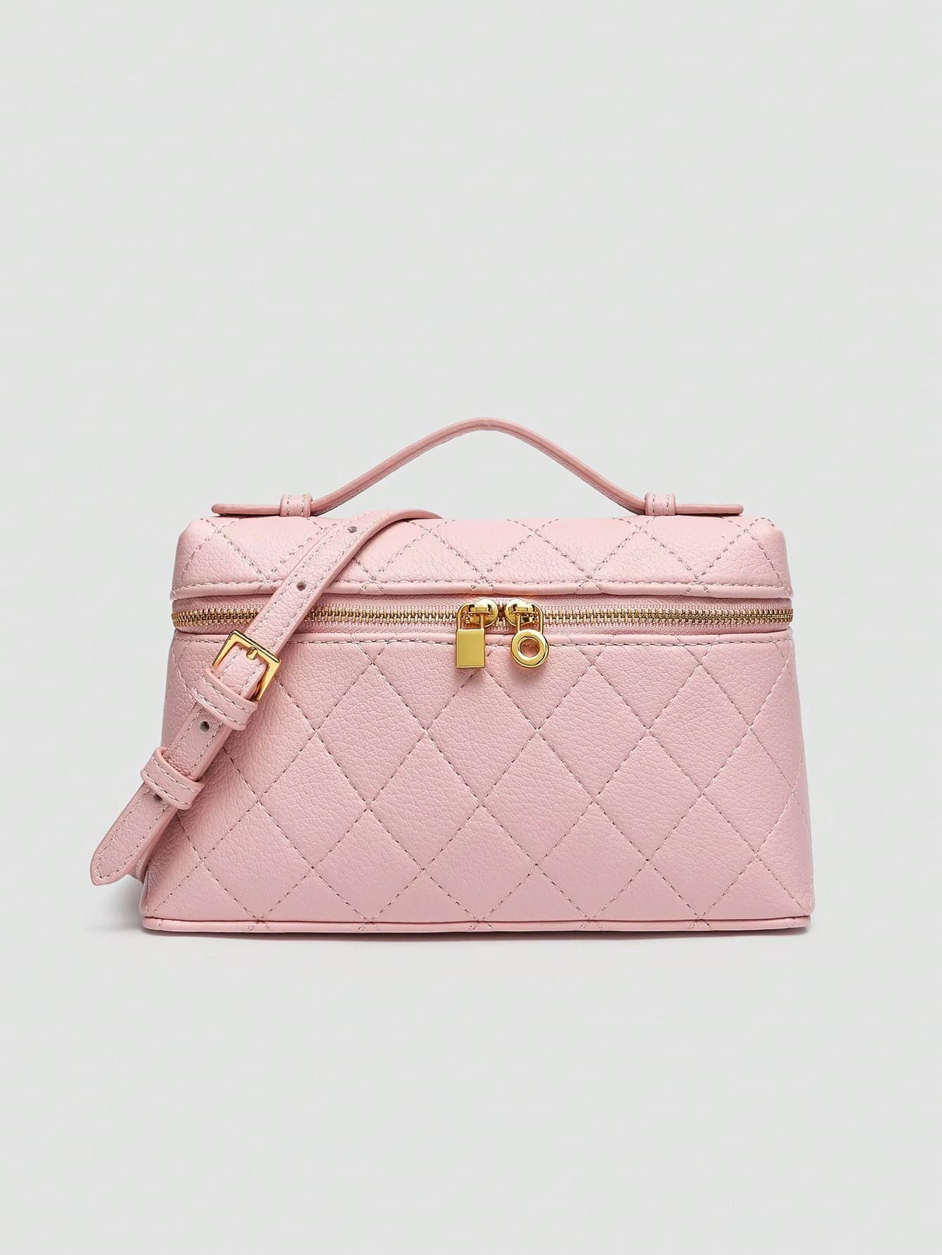 1pc Solid Color Lychee Texture Quilted PU Square Crossbody Bag Small Handbag For Women, Suitable For Daily Fashion Matching, Travel, Shopping, Outing, Party, Elegant Women's Bag, Commuter Bag, Ideal Choice For Valentine's Day, Comfortable And Fashionable, Fashionable Handbag, Personalized Gift Choice, 2025 Accessories, Fashion Style Suitable For All Occasions, Affordable Luxury Feel, Rebellious Party Bag, Perfect For Party, Wedding, Dance, Dinner/Banquet, Elegant Women's Bag