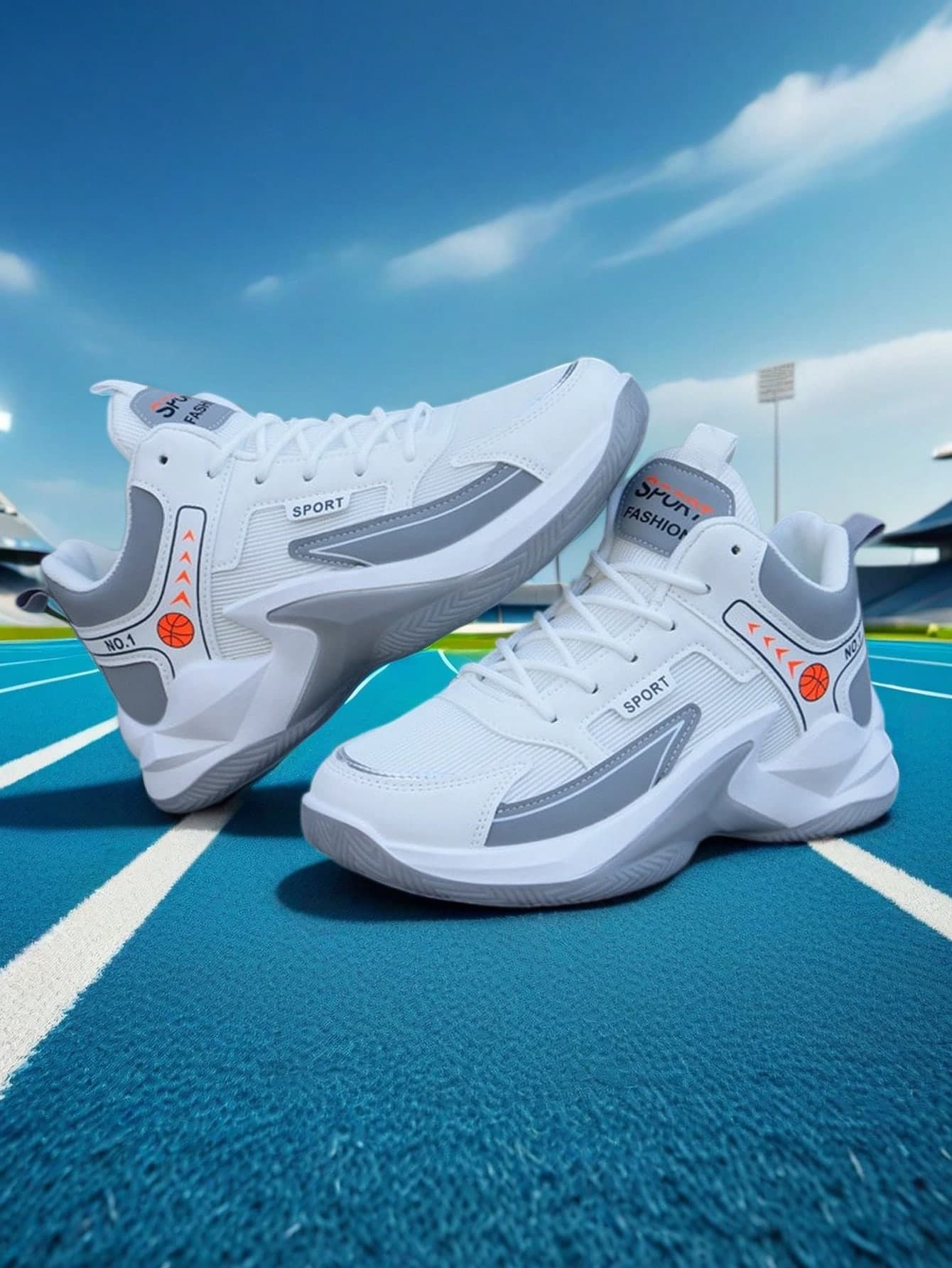 Men's Professional Basketball Shoes, Men's Athletic Shoes With Breathable Mesh, 2026 New Spring Model, Durable Basketball Sneakers For Students