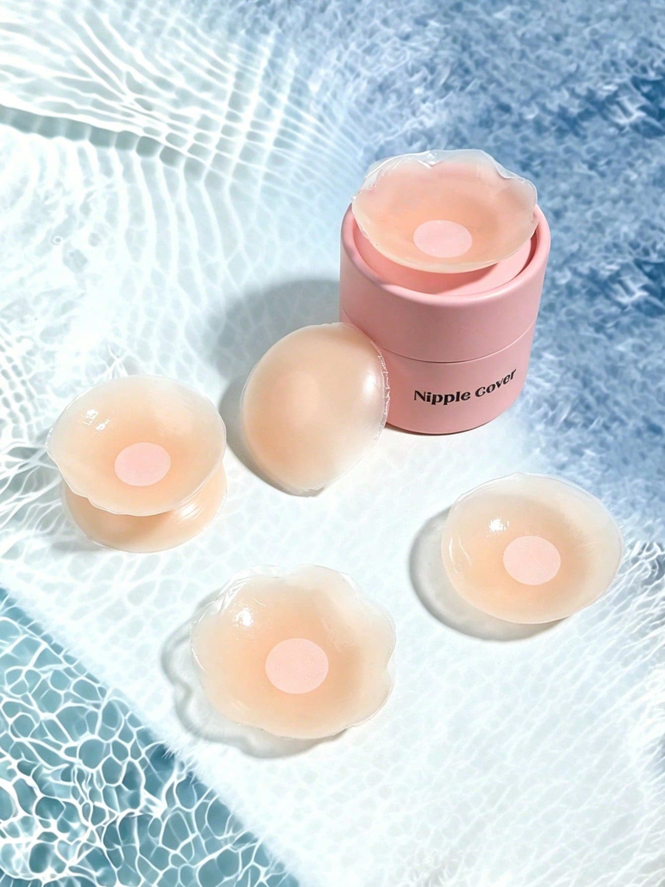 Summer Adhesive Nipple Covers Gift Set, Long-Lasting Sticky Breast Pads For Sports, Reusable, Lightweight Anti-Nipple Protrusion, Invisible And Seamless, Women's Breast Pads, Suitable For Weddings, Beach Vacations, Dresses, Shirts, Daily Wear