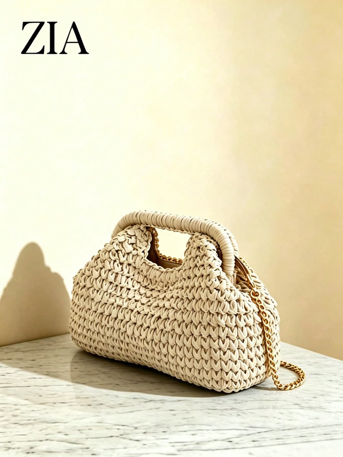 1pc Fashionable Woven Handbag, Spring/Summer New Minimalist Vacation Travel Beach Paper Woven Crossbody Bag, Popular Shoulder Bag Suitable For Vacation Travel, Fashion Matching, Shopping With Friends, Holidays And Other Occasions, Woven Bag, Straw Bag