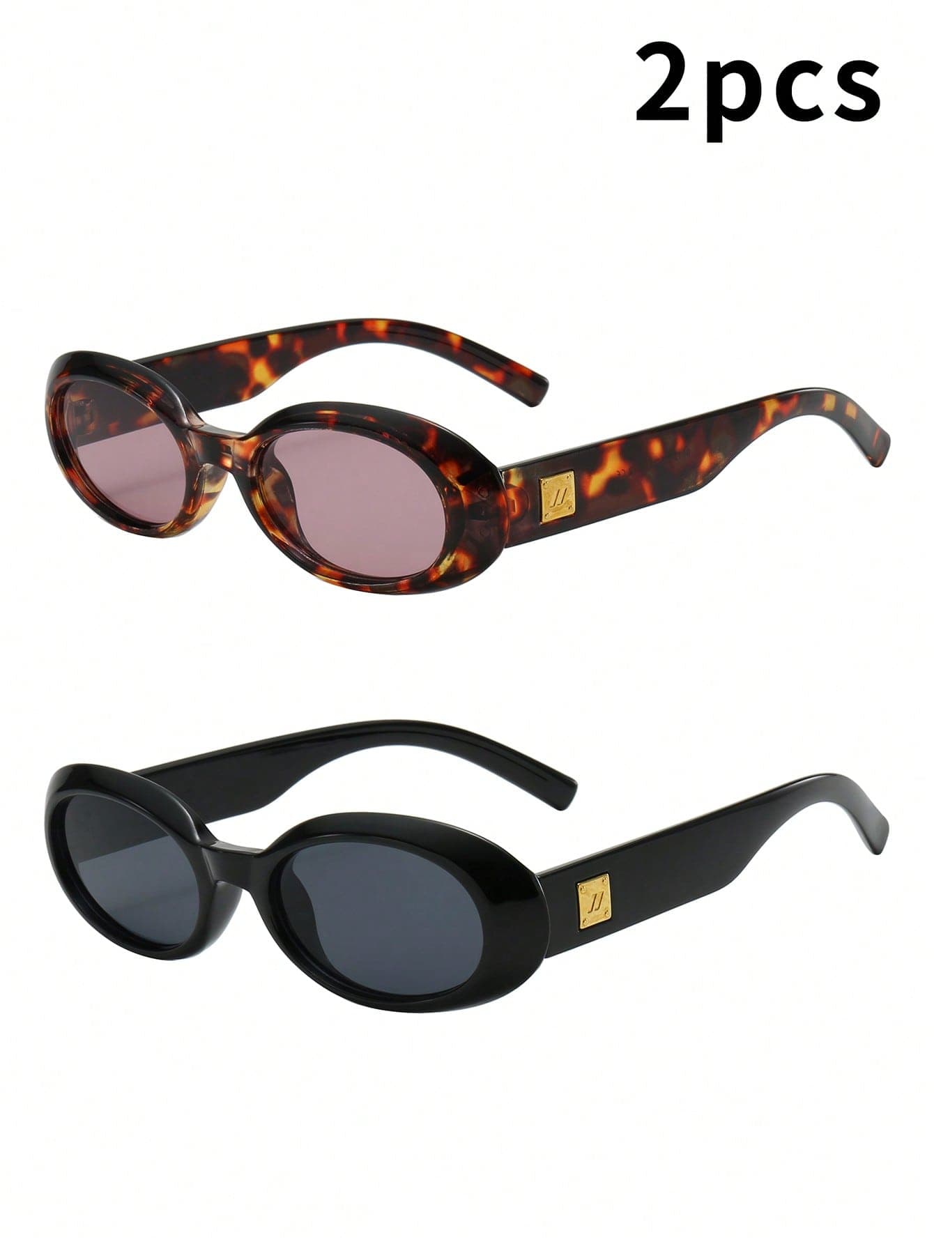 1pc Women's Oval Small Frame High-Quality Minimalist Personalized Fashion Glasses, Suitable For Casual, Vacation, Travel, Party, Daily Decoration