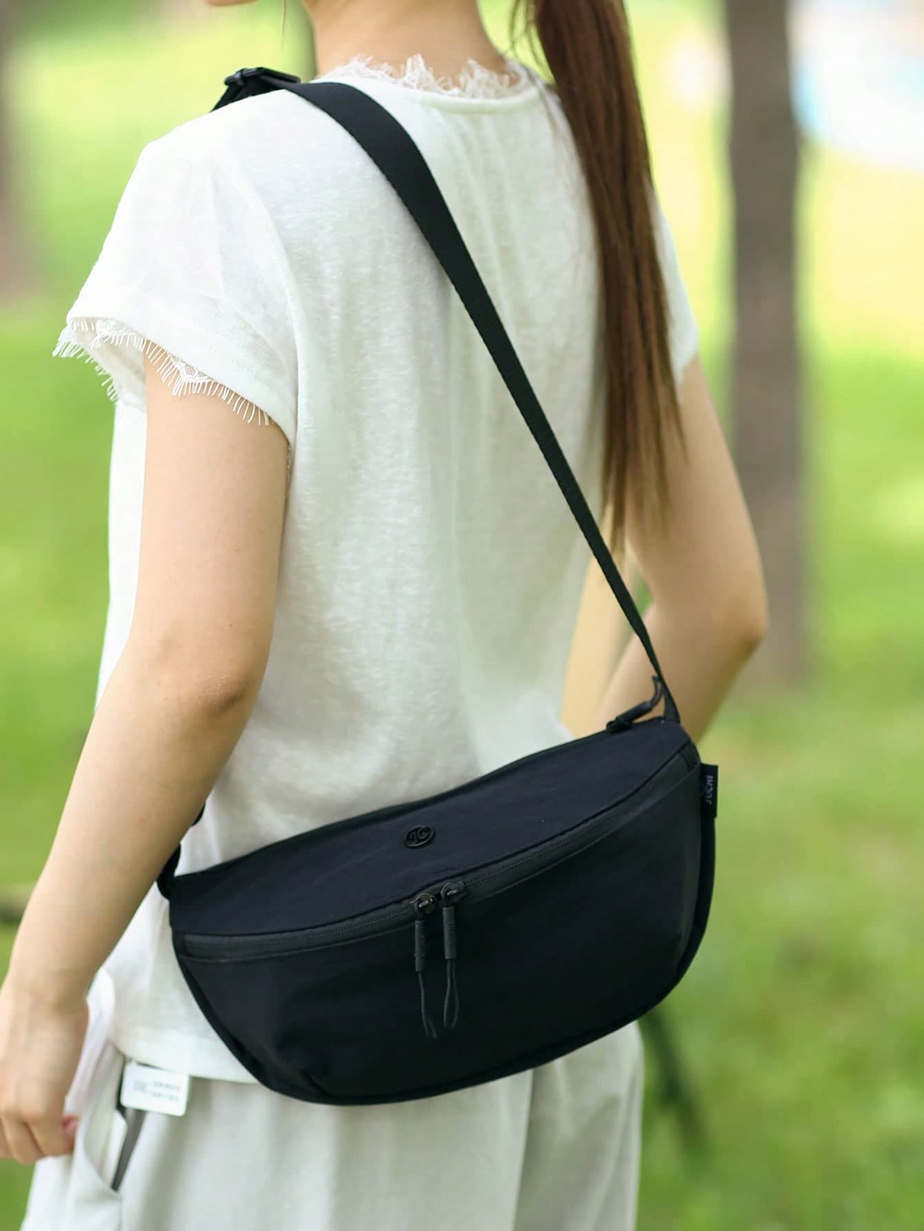 New Women's Shoulder Bag, Commuter Crossbody Bag, Fashionable Small Bag, Waterproof Chest Bag, Minimalist Nylon Fabric Dumpling Bag