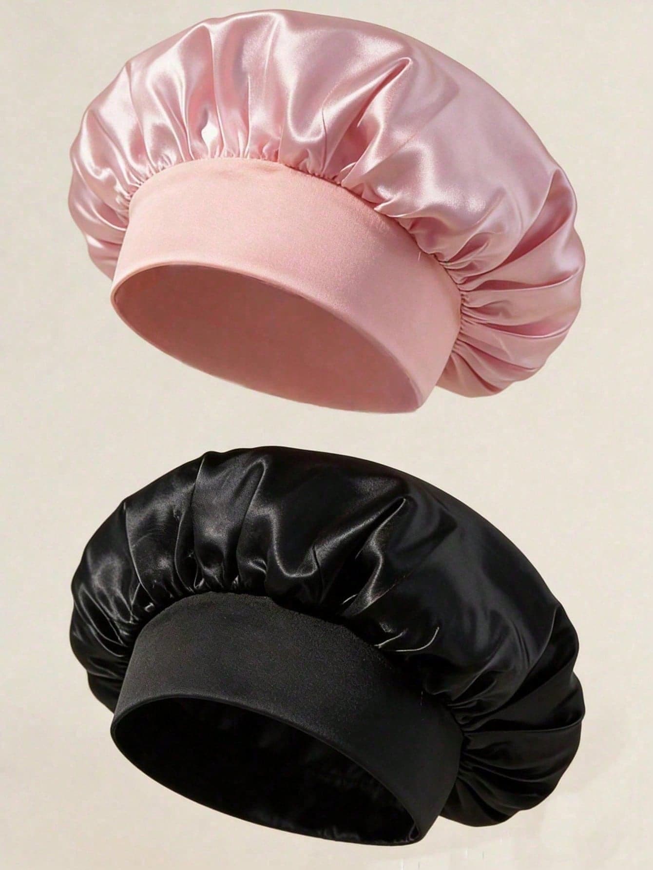 122PC Luxurious Silk Satin Night Caps, Soft Lightweight And Comfortable, For Curly, Braided, Dreadlocks And Long Hair,Unisex Night Hair Care Essential