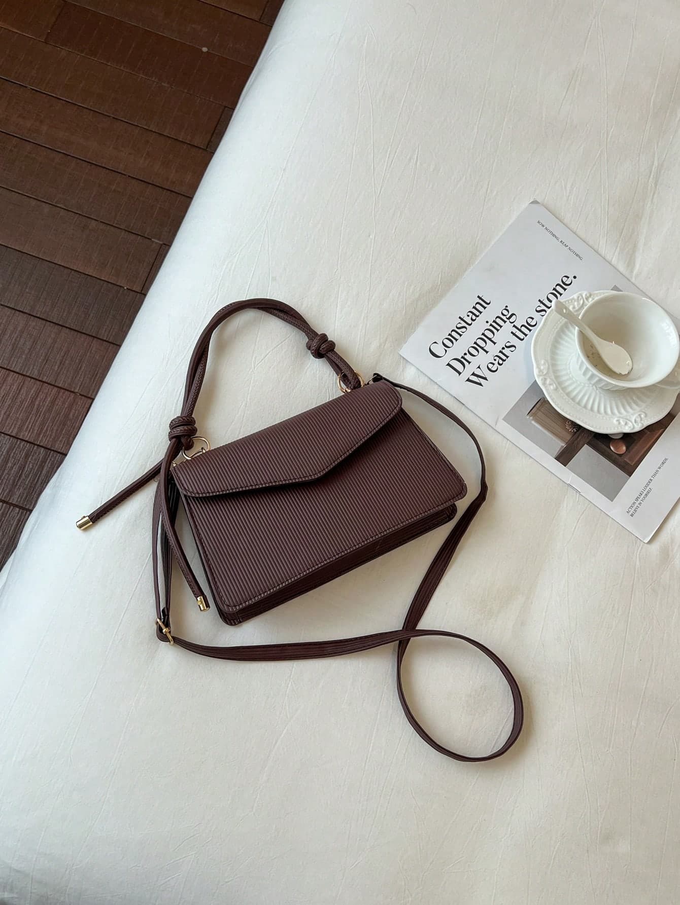Cross-Border Casual Plaid Commuter Bag 2026 Summer New Style Crossbody Bag Fashion Minimalist Shoulder Elegant Handbag