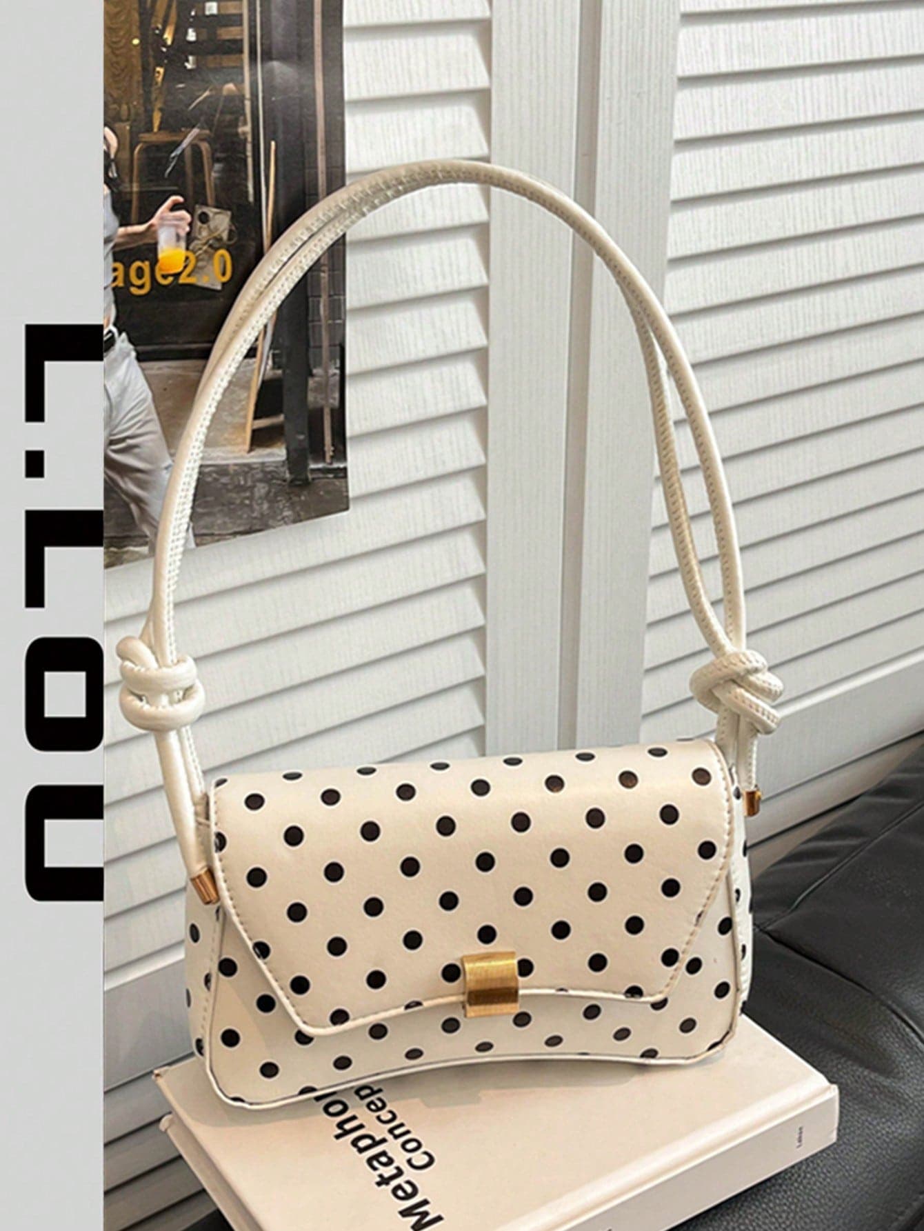 2026 Summer New Polka Dot Fashion Large Capacity Cute Minimalist Handbag Shoulder Bag Crossbody Bag For Women