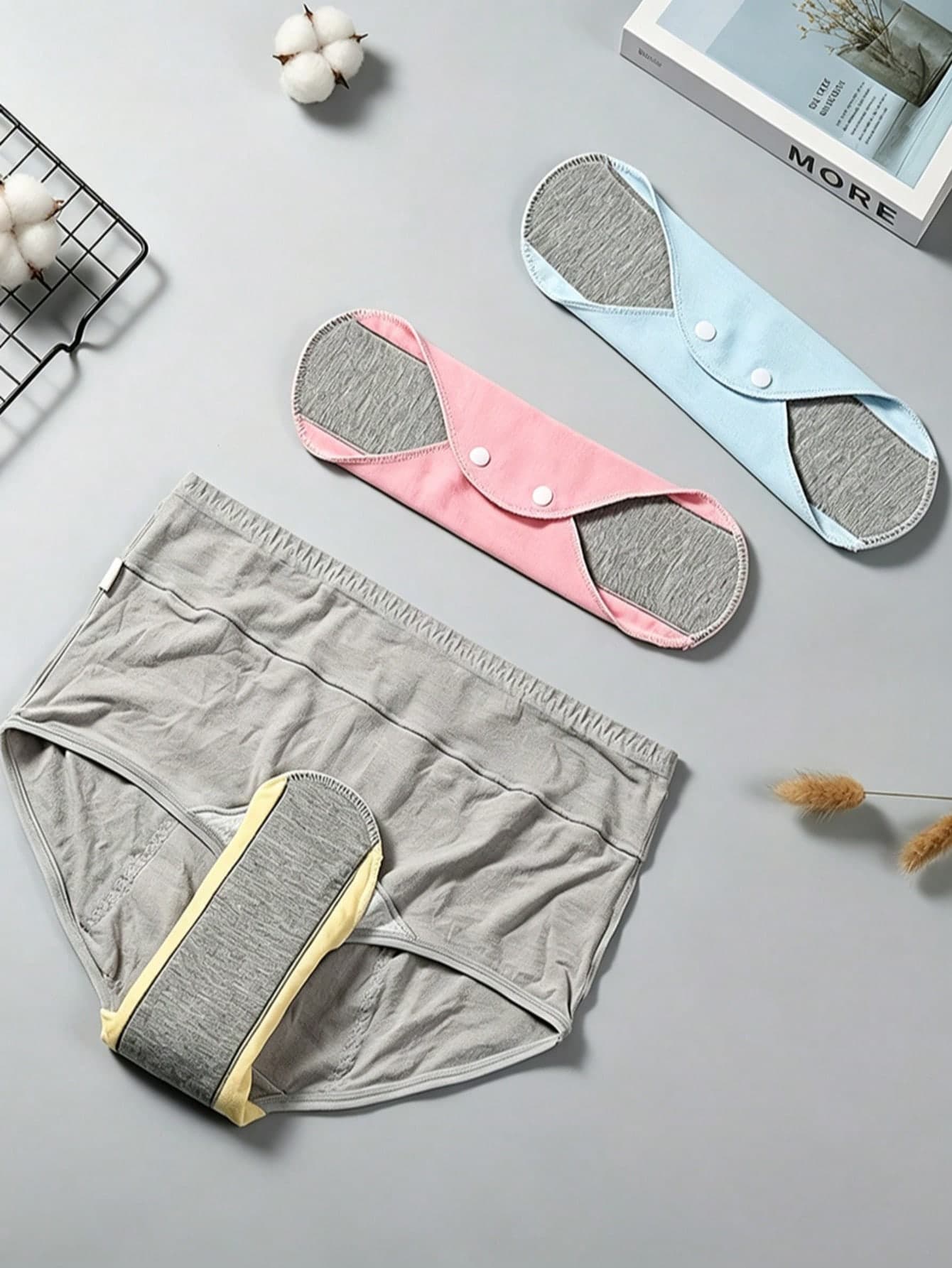 Reusable Sanitary Pads, Graphene Material, With Wings, Washable Cloth Pads, Suitable For Postpartum And Menstrual Periods, Ideal Christmas Gift And Postpartum Essential