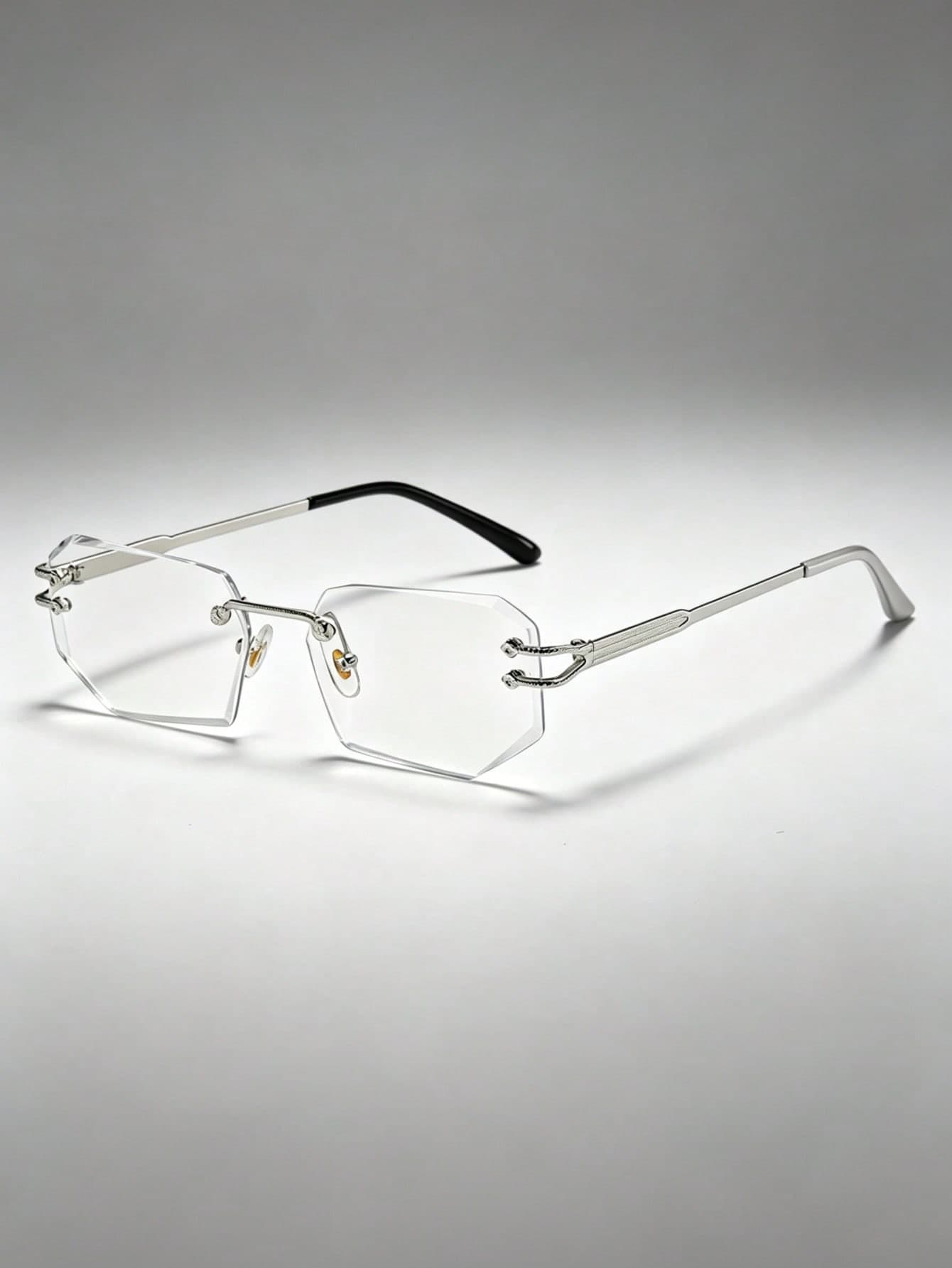 1 Pair Geometric Pattern Casual Vintage Bohemian Fashion Glasses Elegant Street Party Court Style Cute Neutral All-Season Fashion Versatile Personalized Y2K