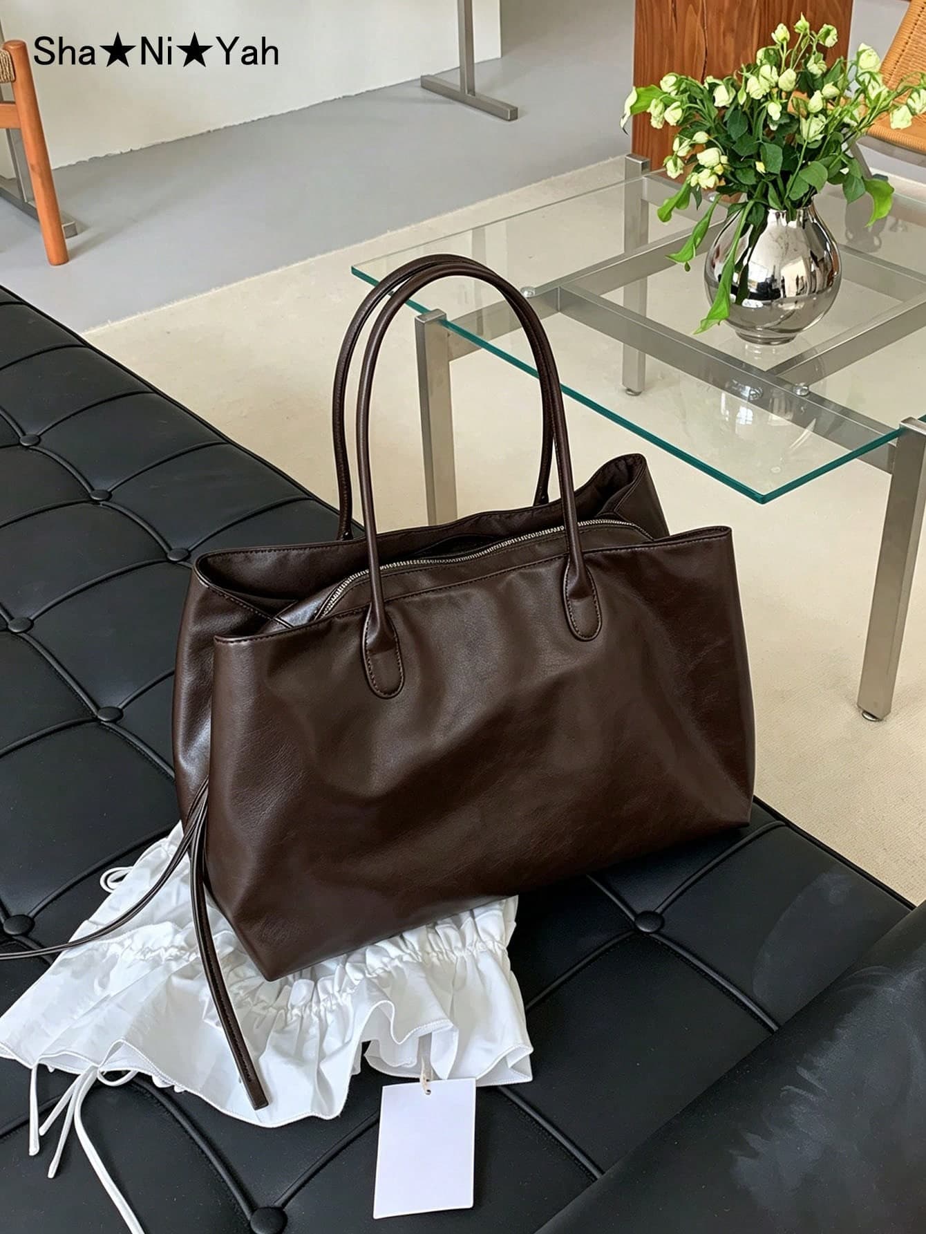 2026 New Premium Large Capacity Shoulder Tote Bag For Women, Fashion Multi-Compartment Minimalist Versatile Commuter Handbag Briefcase