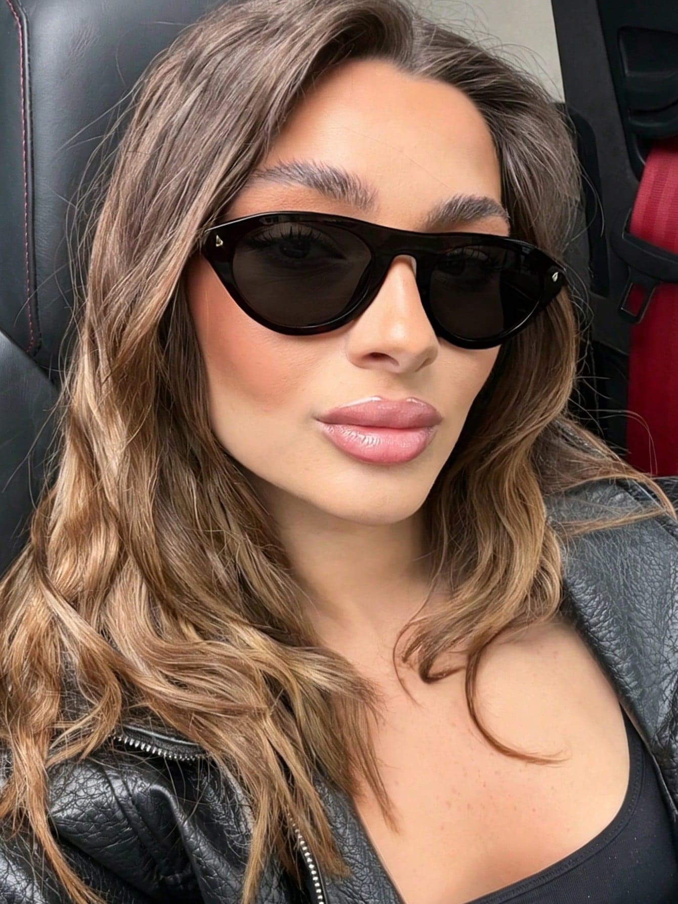 1PC Personalized Cat Eye Retro Women's Fashion Glasses, Avant-Garde Narrow Frame Cat Eye Women's Glasses, Outdoor Travel Vacation Beach Accessory, Summer Vacation Glasses, Women's Driving Glasses