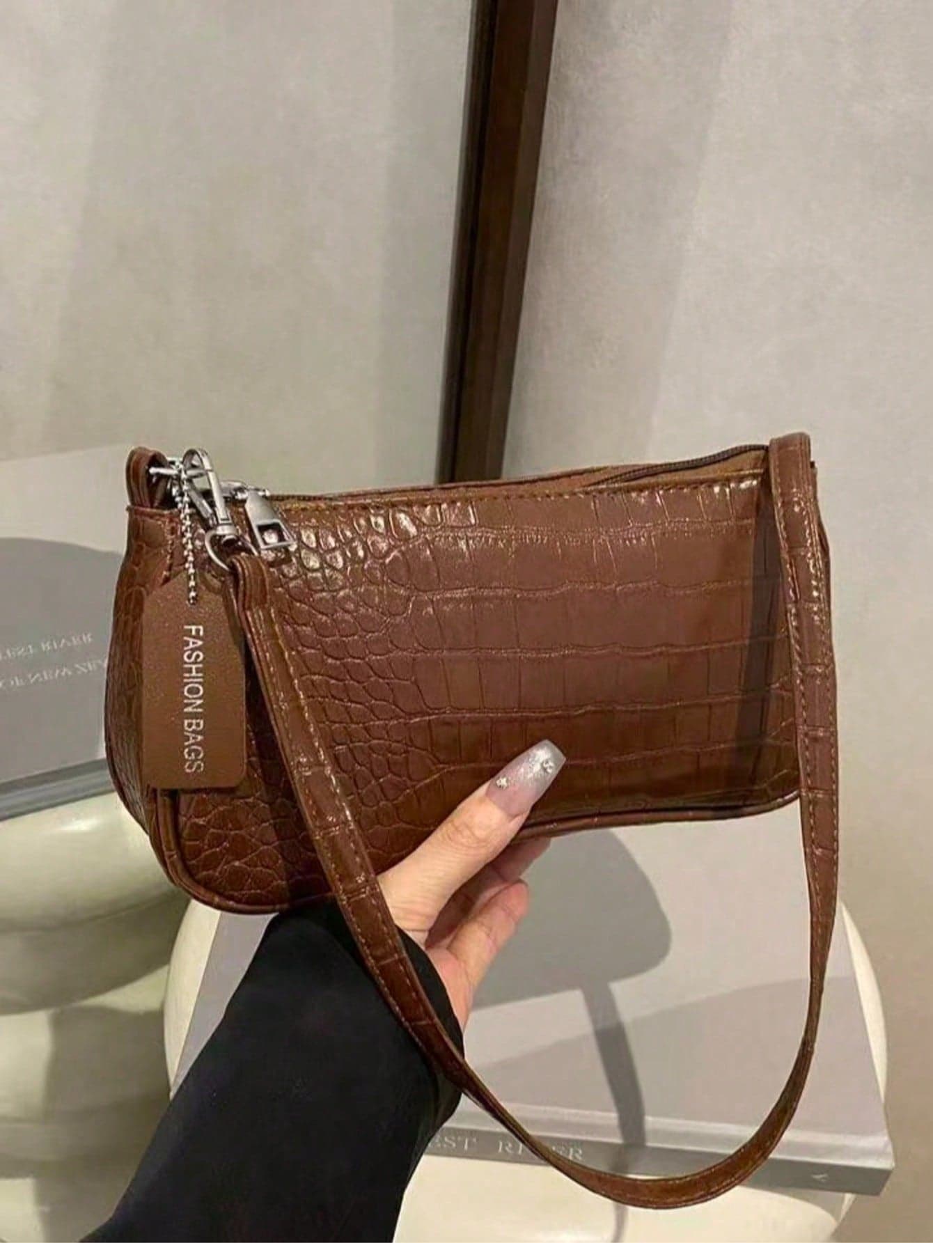 New Fashion Versatile Shoulder Bag, Women's Underarm Handbag