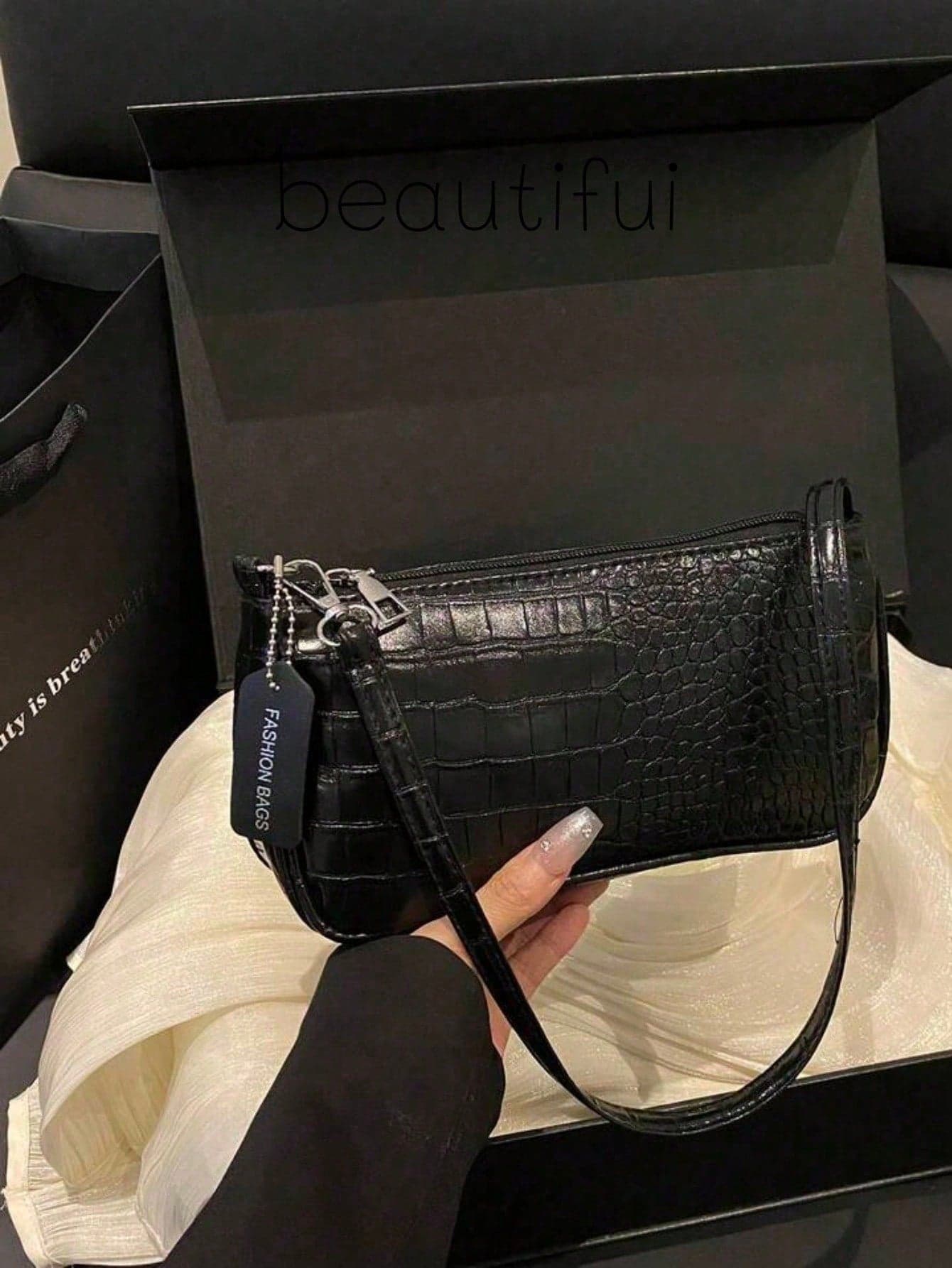 New Fashion Versatile Shoulder Bag, Women's Underarm Handbag