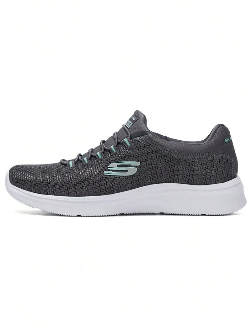 Skechers Women's Elastic Slip-On Low-Top Slip-On Shoes, Flyknit Lazy Walking Shoes, Sports And Casual Shoes