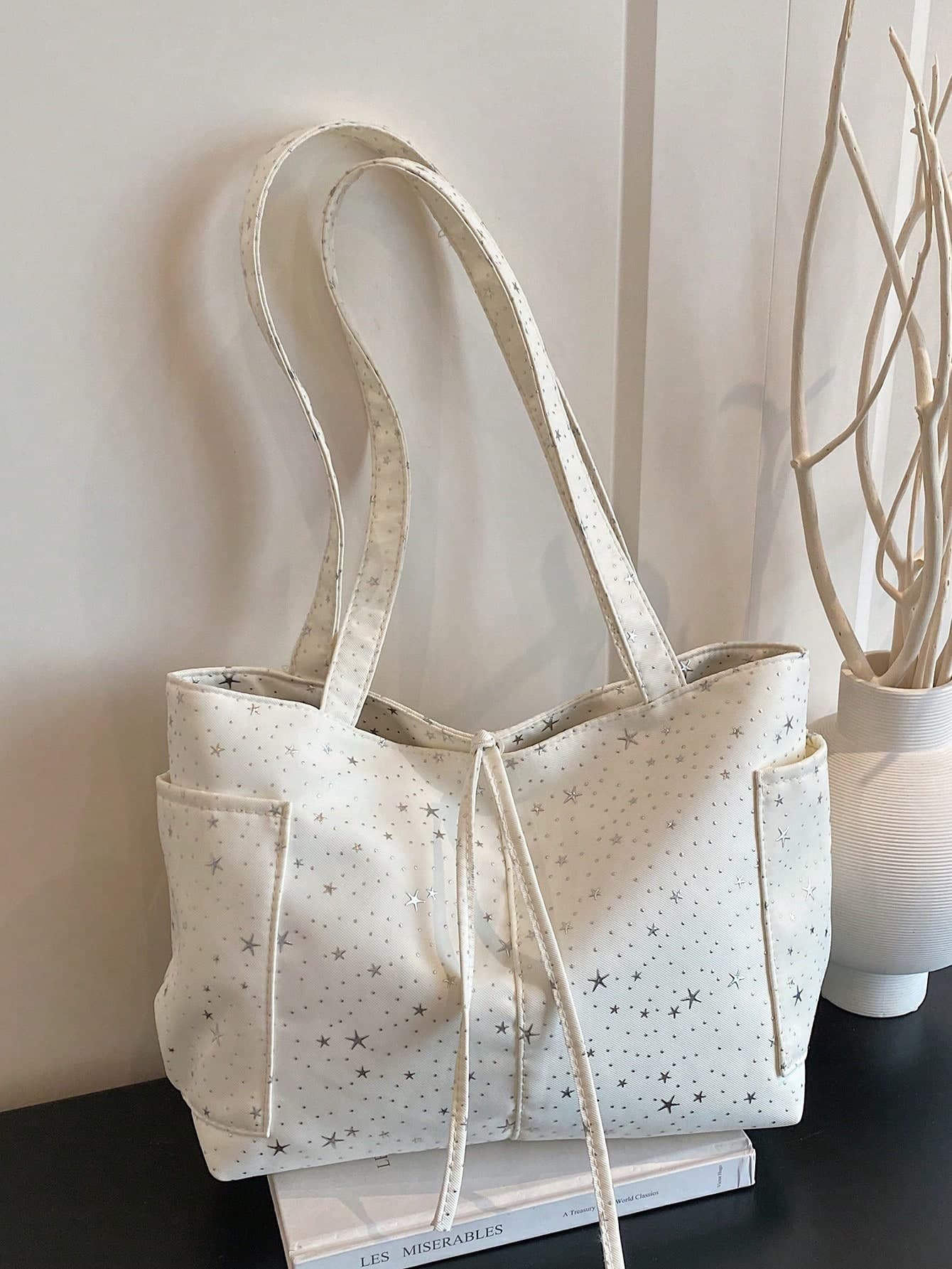 Premium Large Capacity Handbag For Women, Fashionable Versatile Casual Minimalist Commuter Shoulder Tote Bag