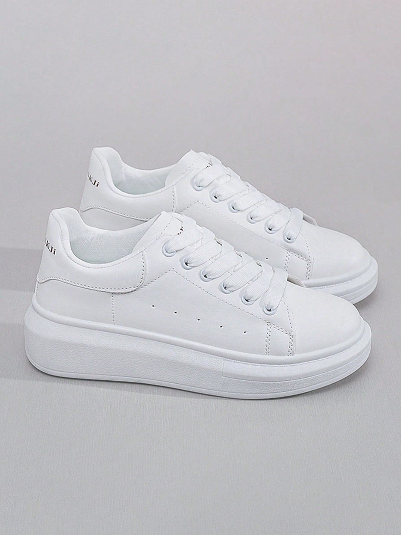 Flipark 2025 New Women's Casual Shoes, Women's Platform Shoes, White Shoes, Comfortable Sneakers, Elevator Shoes, Party Shoes, Suitable For Petite Women, Sporty Style, Fashionable Casual
