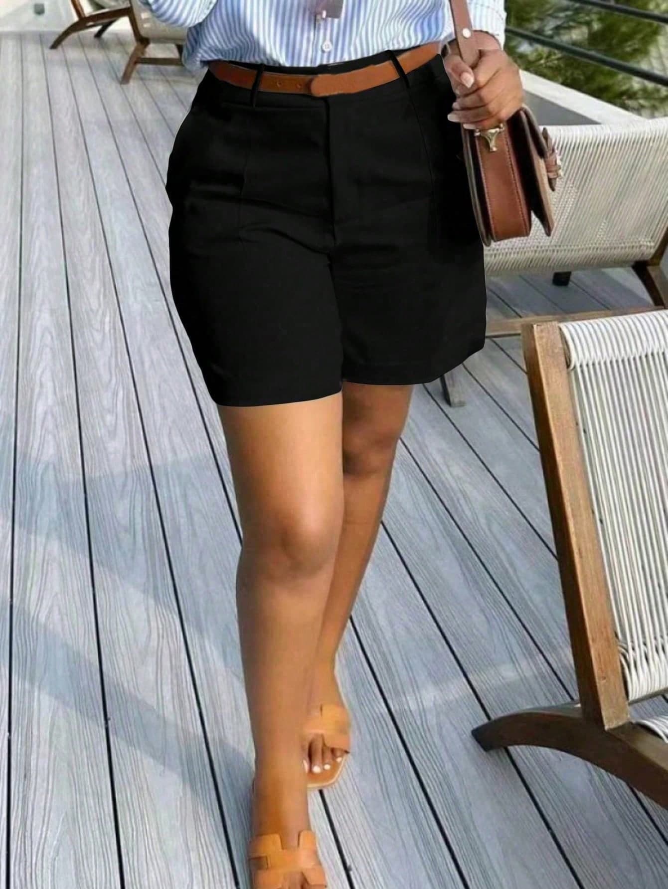 Summer White 7/8 Pants, Casual Pants, Shorts - Essential For Back To School Teachers Black