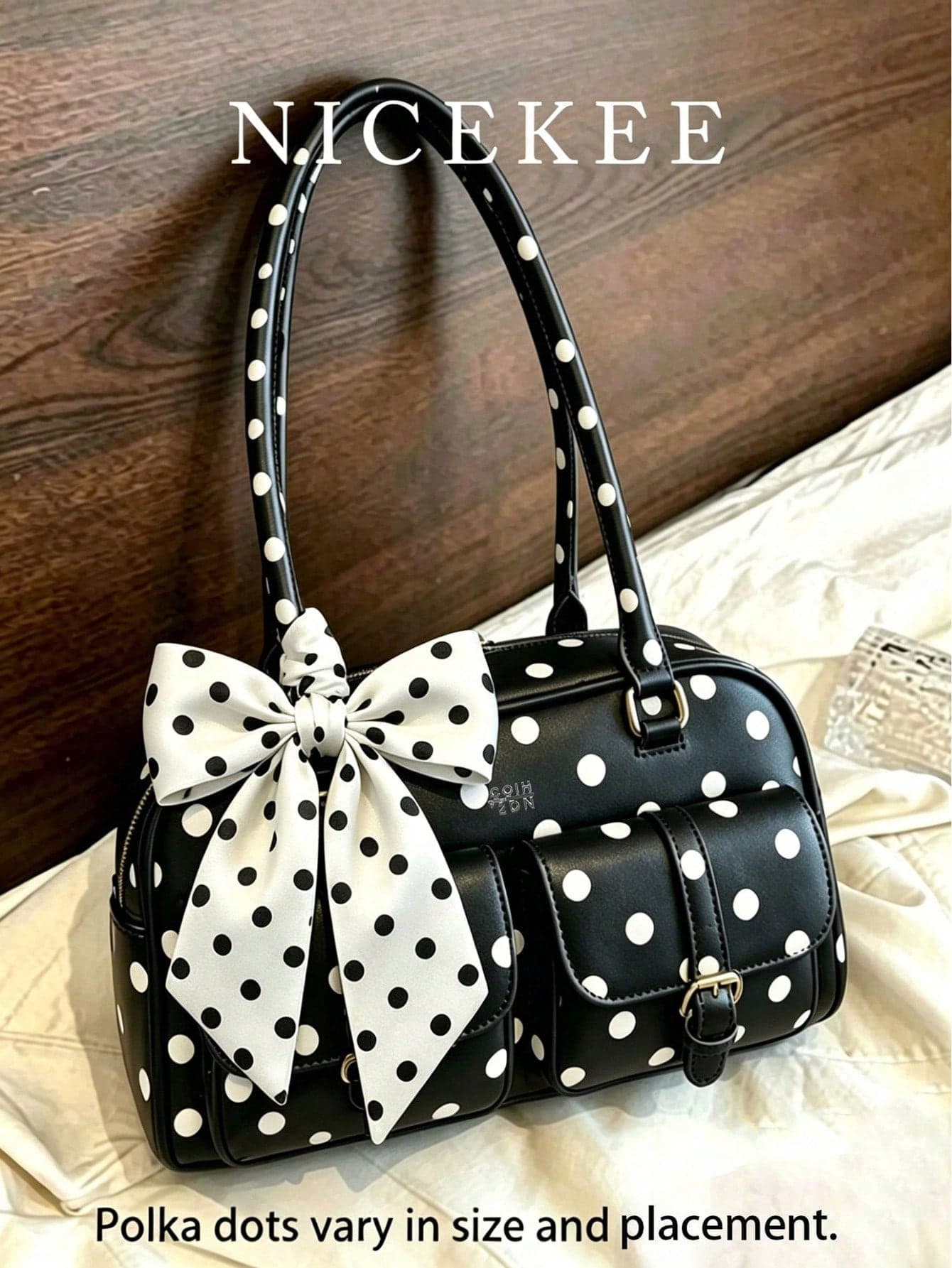 New Bread Knot Pendant Multi-Pocket Pillow Bag, Fashionable Maillard Color Underarm Bag, Versatile For Daily Use, Suitable For Commuting, Shopping And Outings