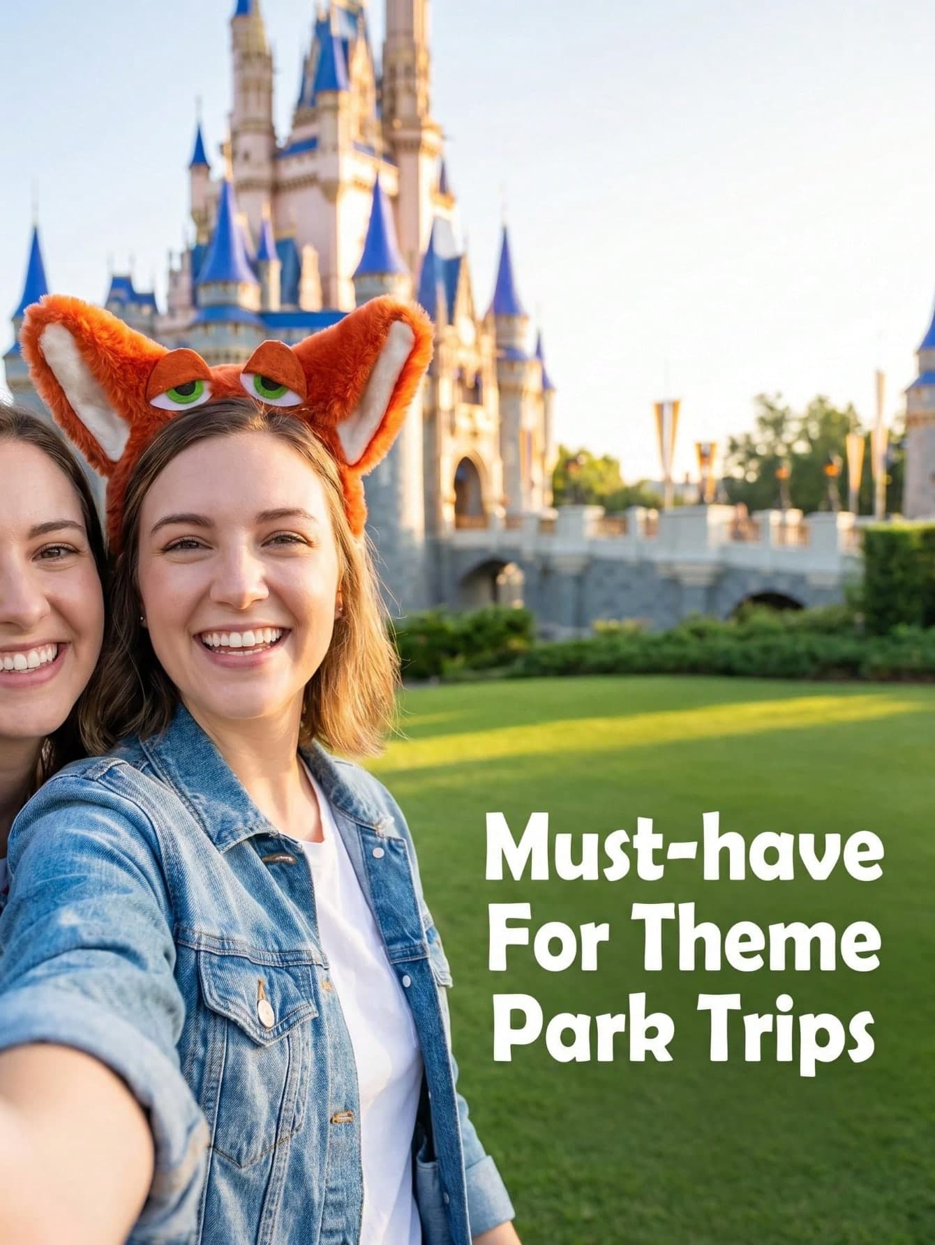 Disney Zootopia Nick Wilde Fox Plush Ear Headband, Fluffy Orange Hair Bows,Cute Cosplay Costume Accessory For Halloween Party & Theme Park Accessories