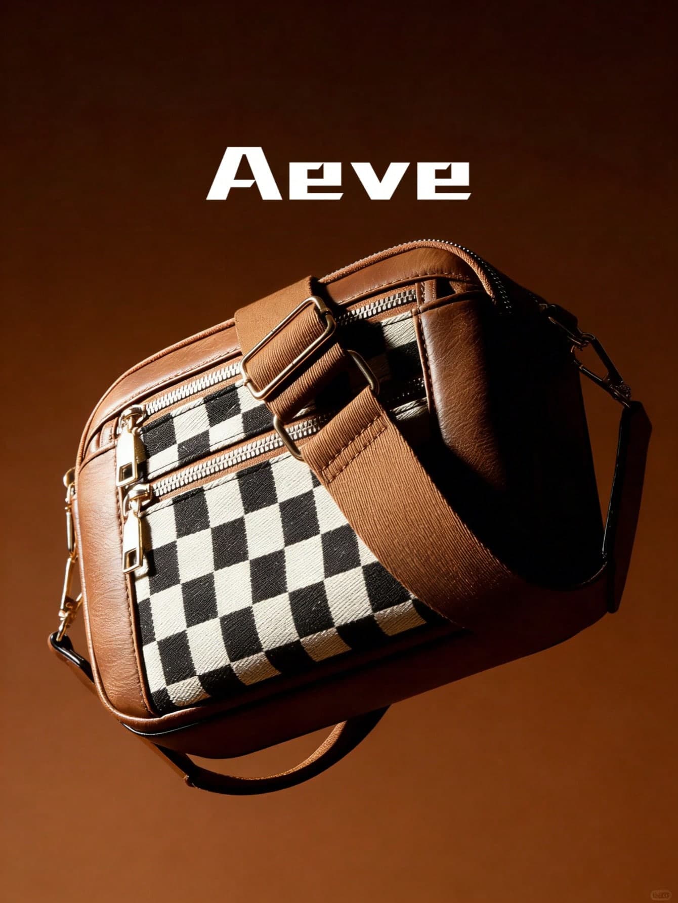 3-Layer Pocket, Fashionable Minimalist Solid Color Small Square Bag, Adjustable Shoulder Strap, Multi-Functional Zipper Crossbody Bag With Multiple Pockets Design, Portable And Practical, Suitable For Outings, Dates, Shopping, Exquisite Small Mother's Bag, Mother's Day Gift Bag