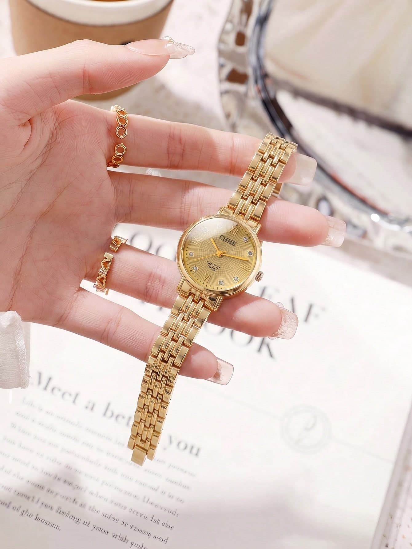 LIANDU LIANDU Women's Watch Vintage Classic Business Quartz Watch Arabic Numeral Dial Round Case Quartz Watch Electronic Drive And Pointer Display Suitable For Daily Wear Back To School Season Time Checking Birthday Gift Also An Ideal Choice For Friends
