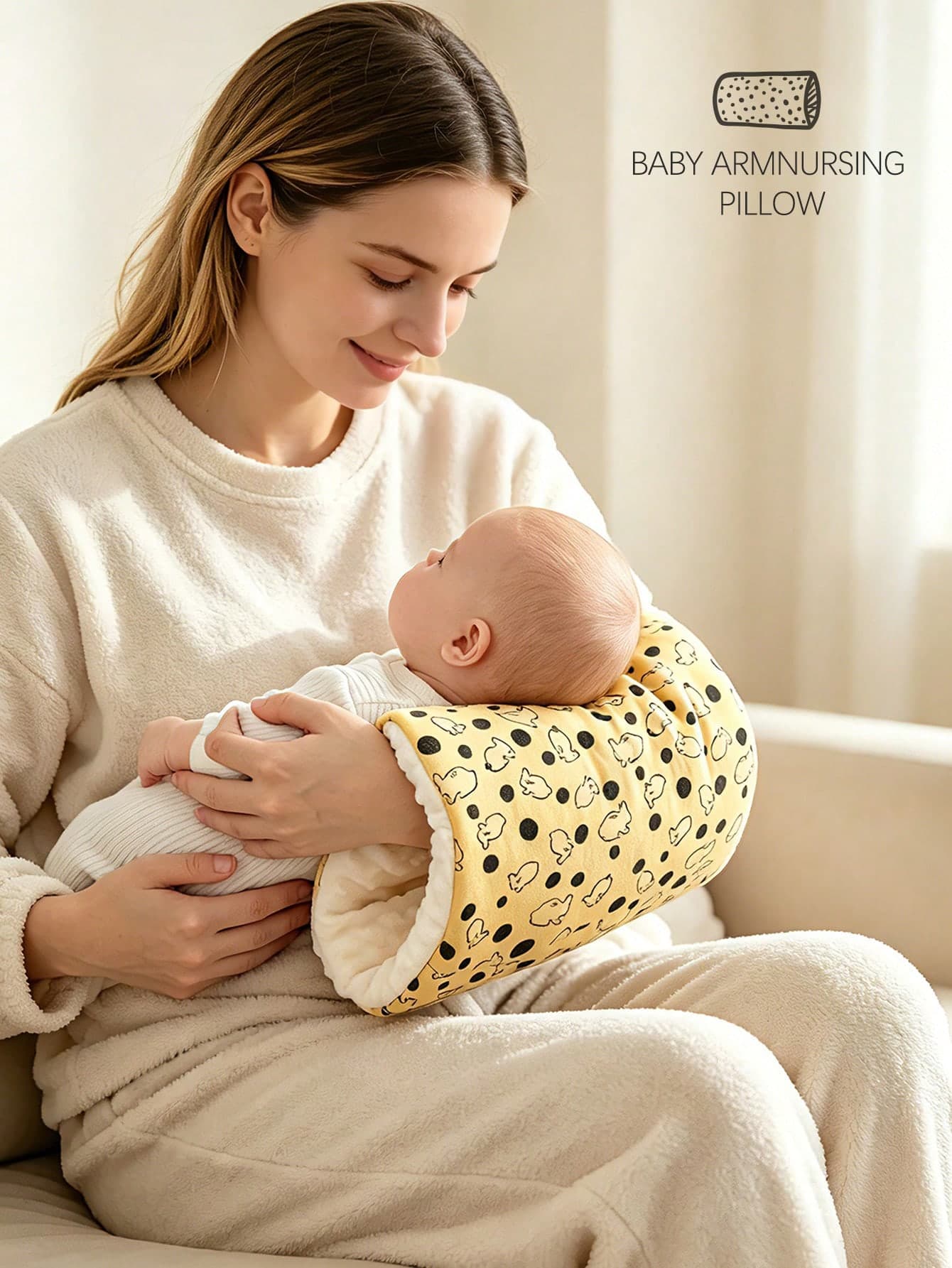 1pc Baby Nursing Pillow Arm Pillow Feeding Pillow Breastfeeding Pillow Maternity Pillow Pillow Breastfeeding Pillow Baby Supplies Baby Hug Pillow