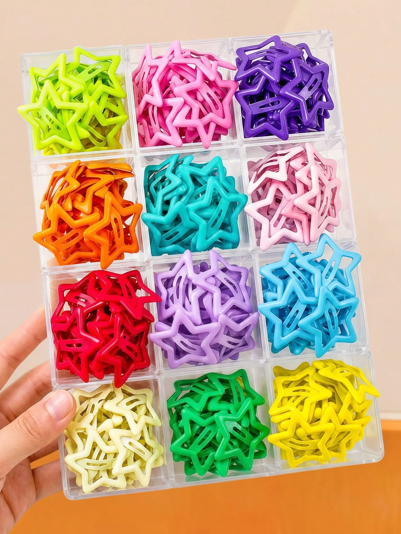 160/100/60/36/24/12pcs Cute Y2K Star Shaped BB Hair Clips, Durable Non-Slip Hair Accessories - Suitable For Girls And Women, Perfect For Daily Wear And Parties
