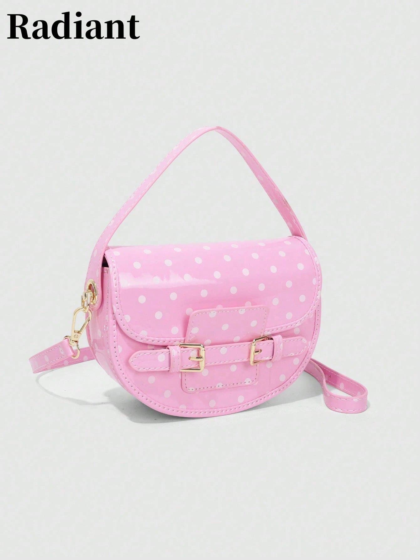 Premium Textured Saddle Bag Vintage Stitched Handbag 2025 New Casual Versatile Crossbody Bag