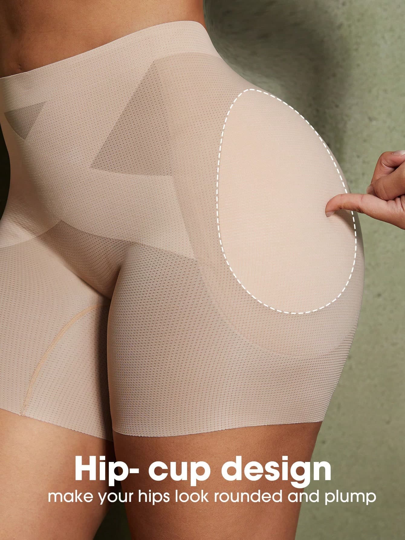1pc Women's Waist Shaping Butt Lifting Detachable Padded Shapewear Panty