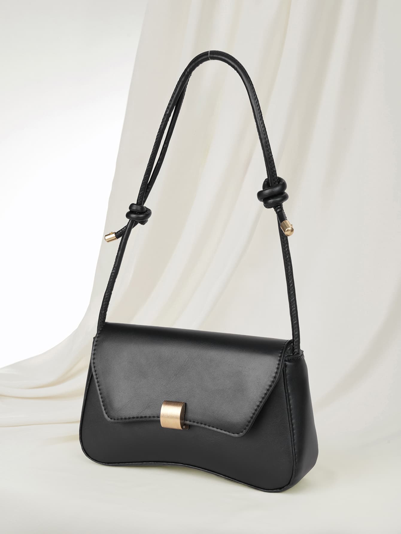 Clariva New Simple Solid Color PU Leather Square Flap Handbag, Niche Fashion Outdoor Travel Vacation Underarm Bag, Portable Elegant Business Commuting Crossbody Bag For Daily Work Use, Lightweight New Street Shopping Women Shoulder Bags Gifts