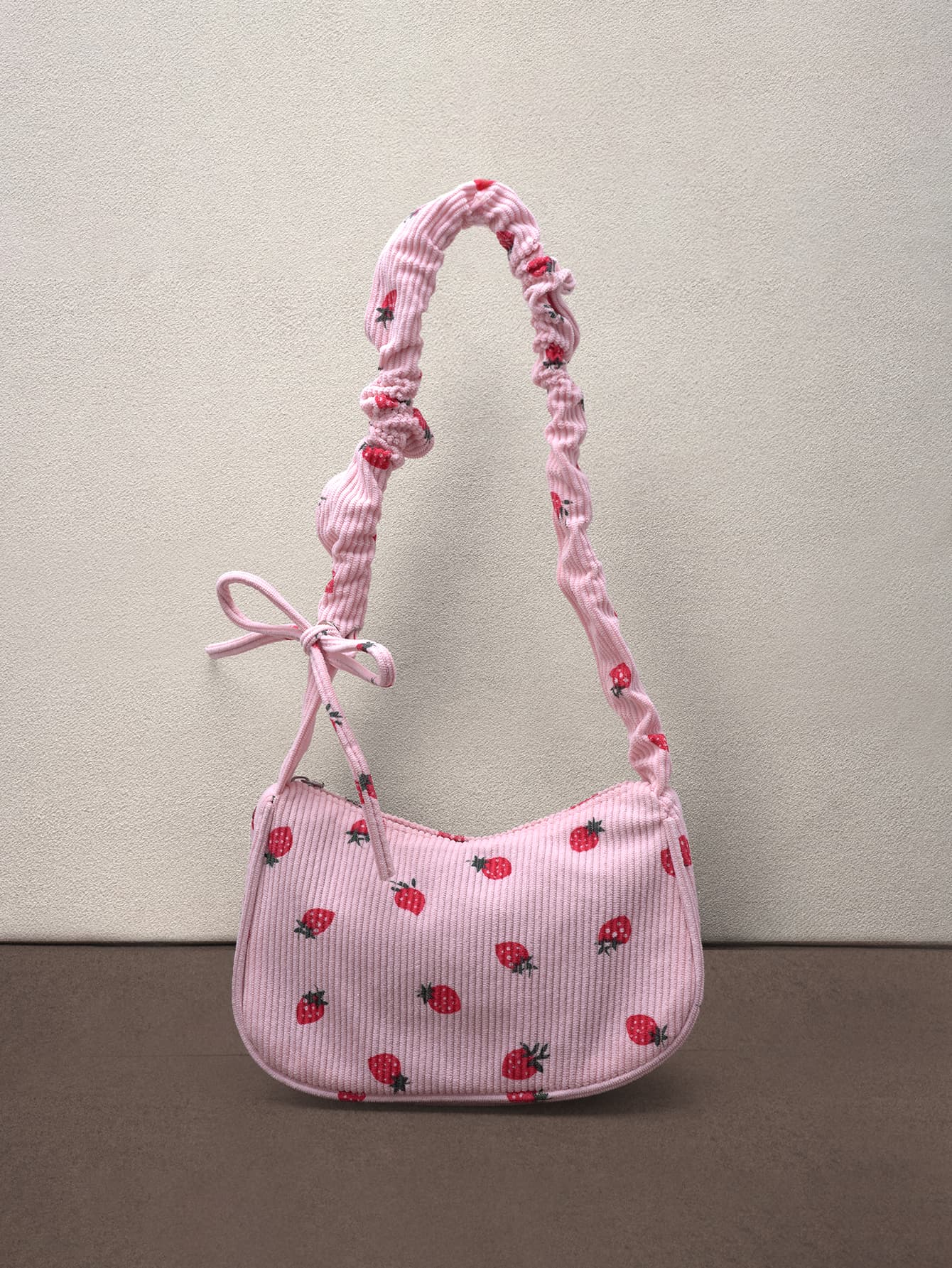 Hatastic Fashionable Casual Simple Large Capacity Pleated Handbag & Shoulder Bag With Ditsy Ditsy Floral, 2026 New Arrival Back To School