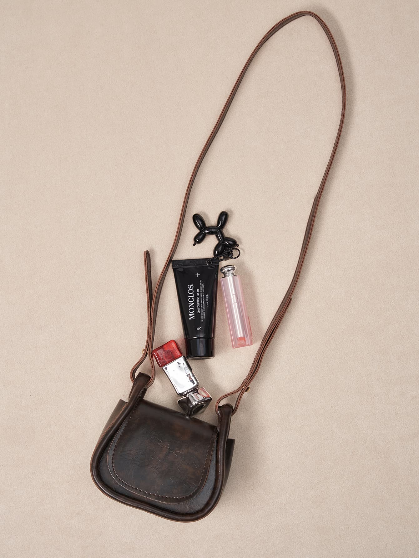 Hatastic New Fashion Mini Shoulder Crossbody Bag, Korean Texture Saddle Bag For Women