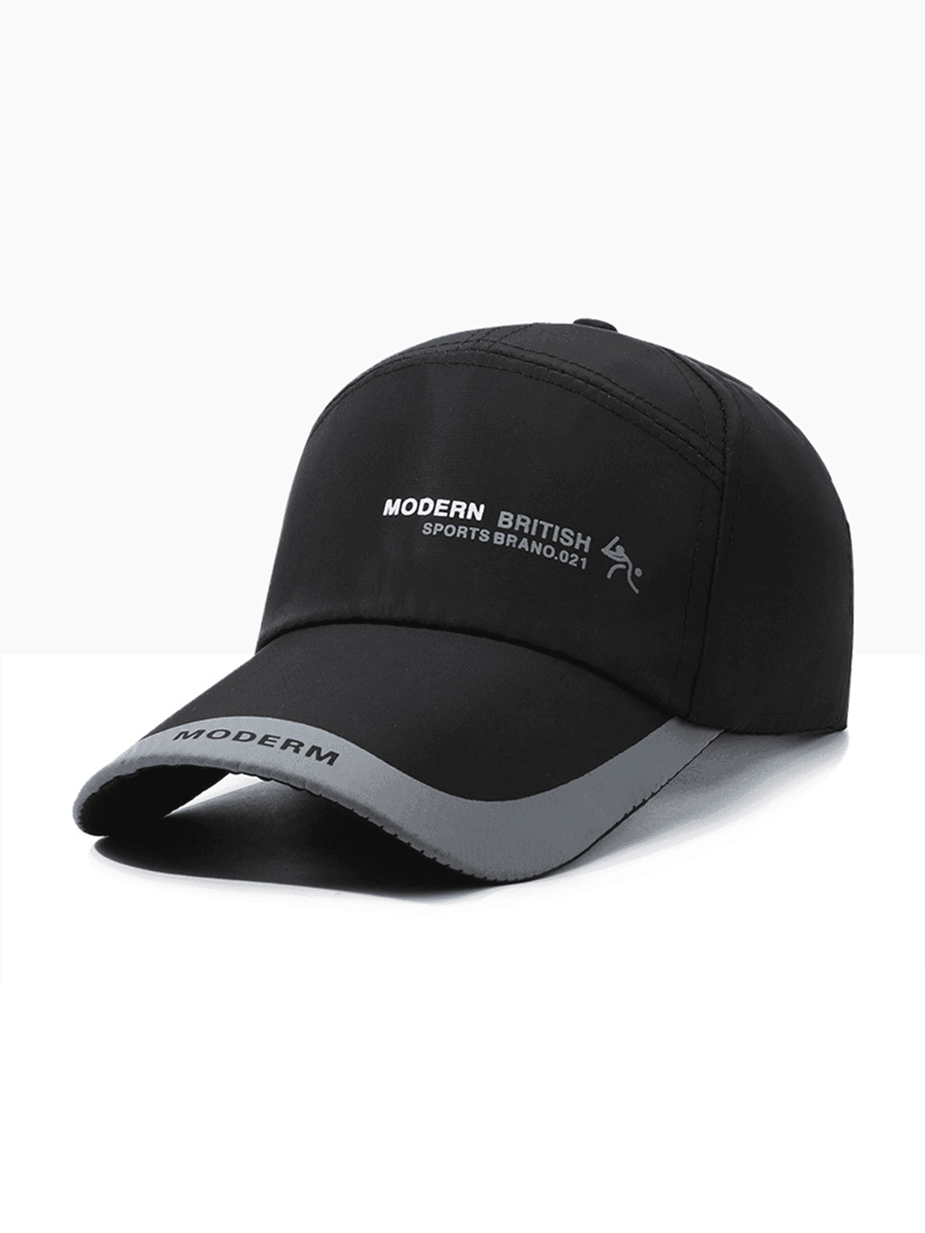 2 Pieces Quick-Drying Light Baseball Caps-Stylish Print, Breathable Mesh Back, Adjustable Fit, Suitable For Outdoor Sports, Fishing, Hiking And City Walks-Black, Gray And Navy Blue, Boating Accessories