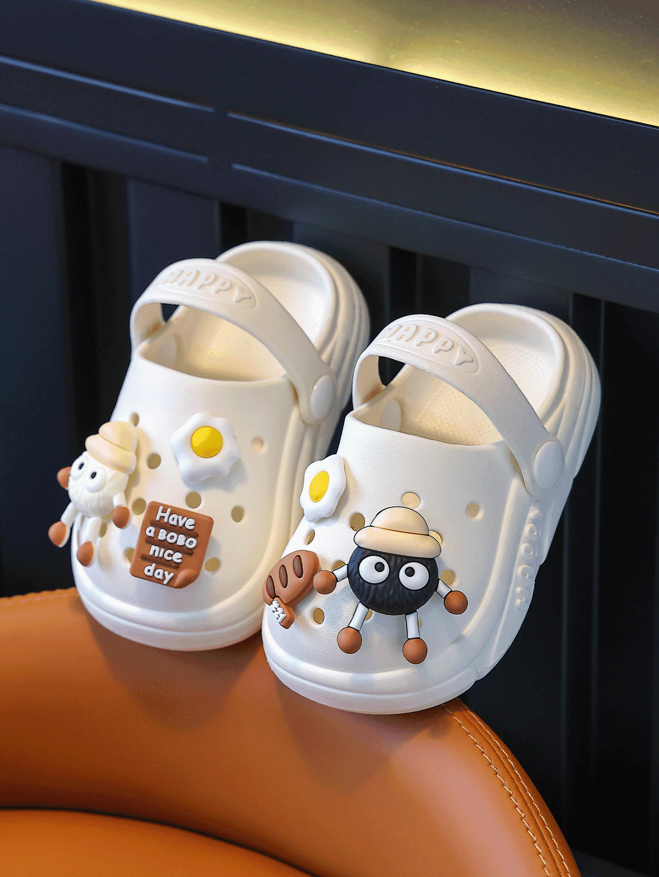 Toddler Anti-Collision Breathable Slippers, 1-3 Years Old, Indoor Soft Baby Boy/Girl Summer Sandals