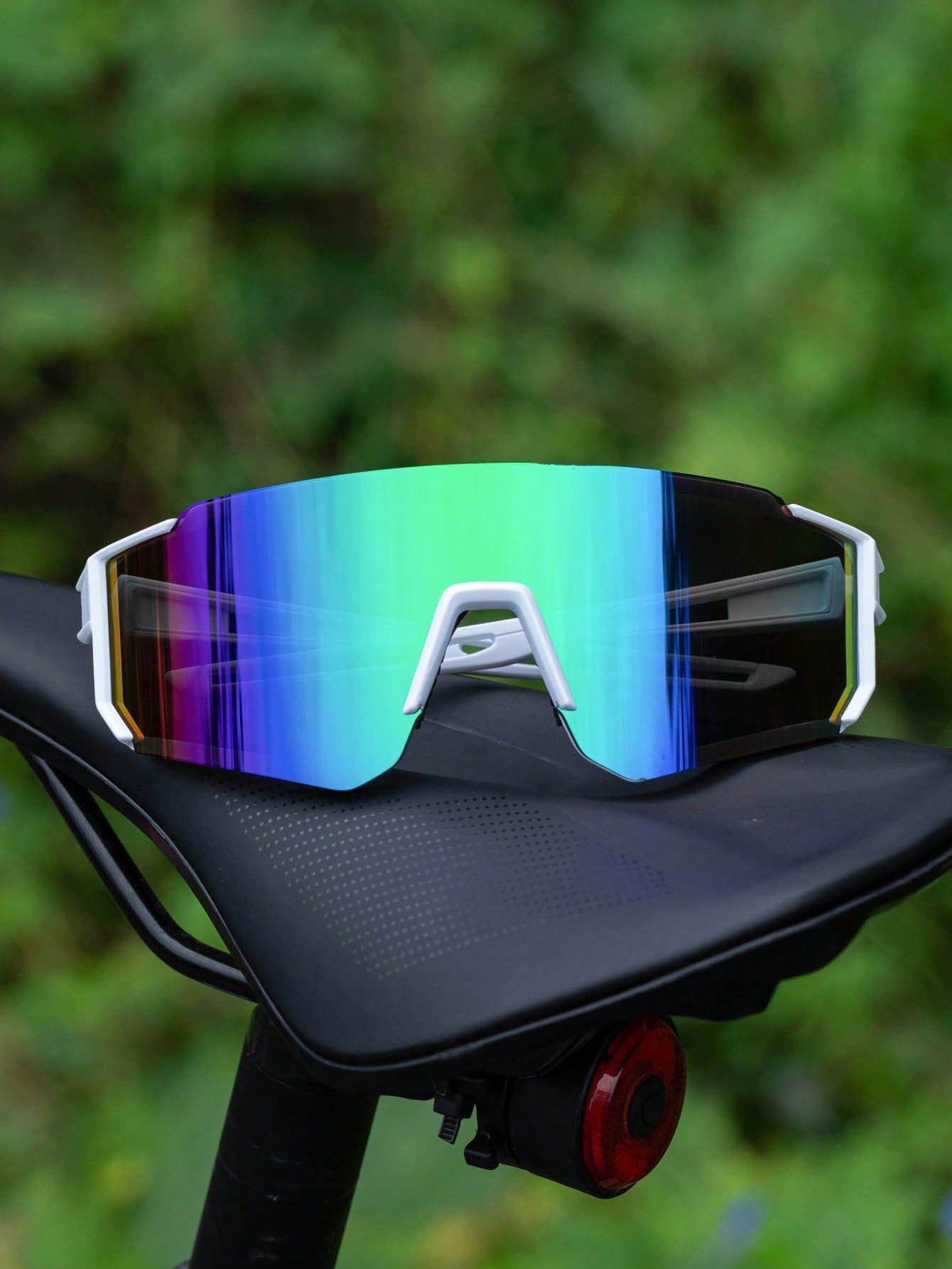 1pc Oversized Wraparound One-Piece Silicone Non-Slip Nose Pads Street Style Portable Sports Glasses Cycling & Outdoor Sports Accessories