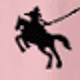 Imprimé chevalier rose