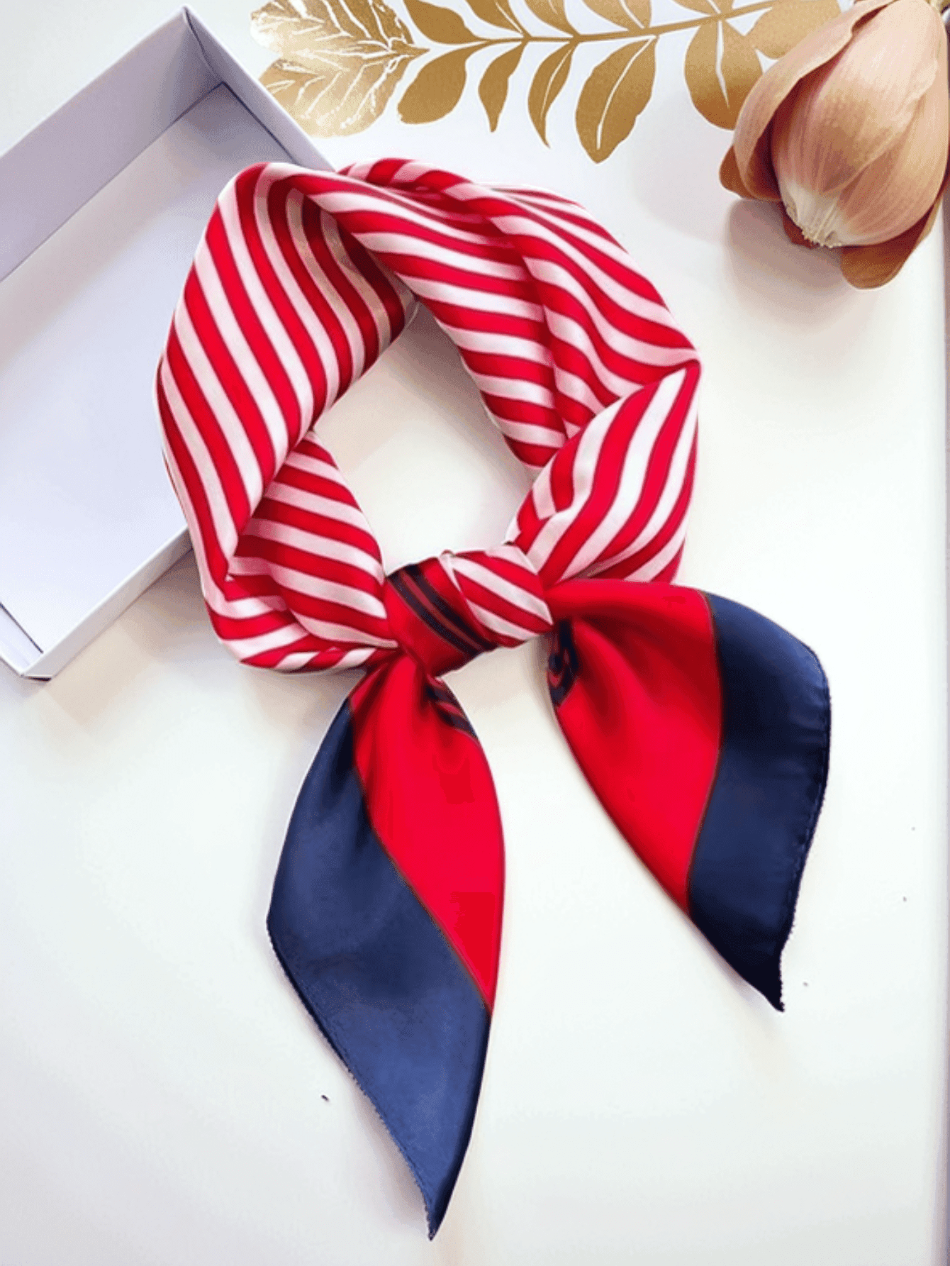 1pc New Women's Faux Silk Line Print 60 Colors Small Square Scarf, Versatile Bandana, Decorative Ribbon For Bag, Neck Tie, Head Wrap, Suitable For Daily Use For Dress,Beach,Holiday,Accessories,Travel Essential