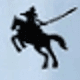 Imprimé Chevalier Bleu