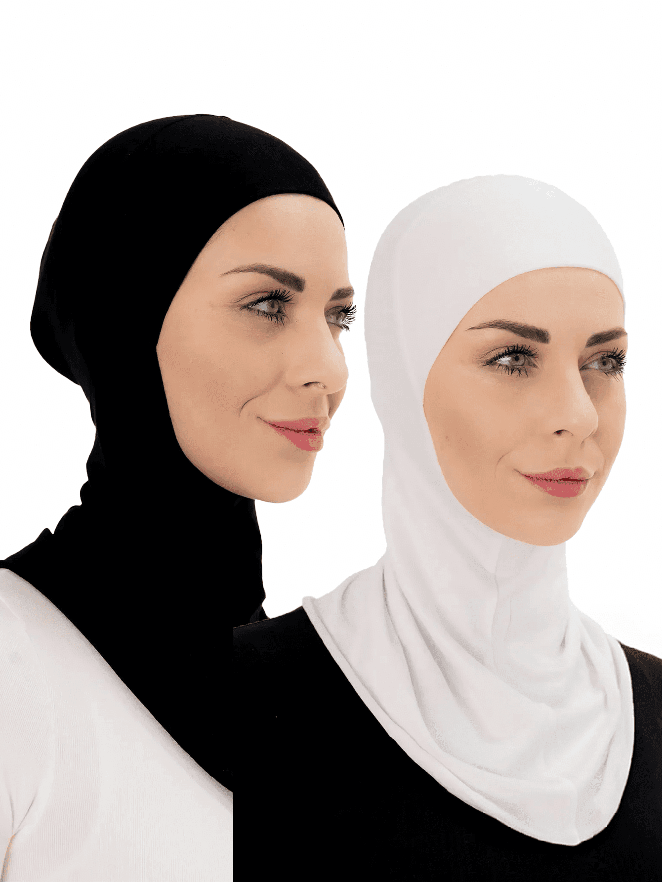 1pc Women's Inner Lining Cap Headscarf Hat, Fashion Solid Color Elastic Chin Strap Neck Warmer Headband, Autumn/Winter Daily Wear