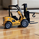 Yellow Forklift