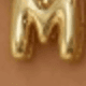 Gold Box Chain 26 Letter Necklace