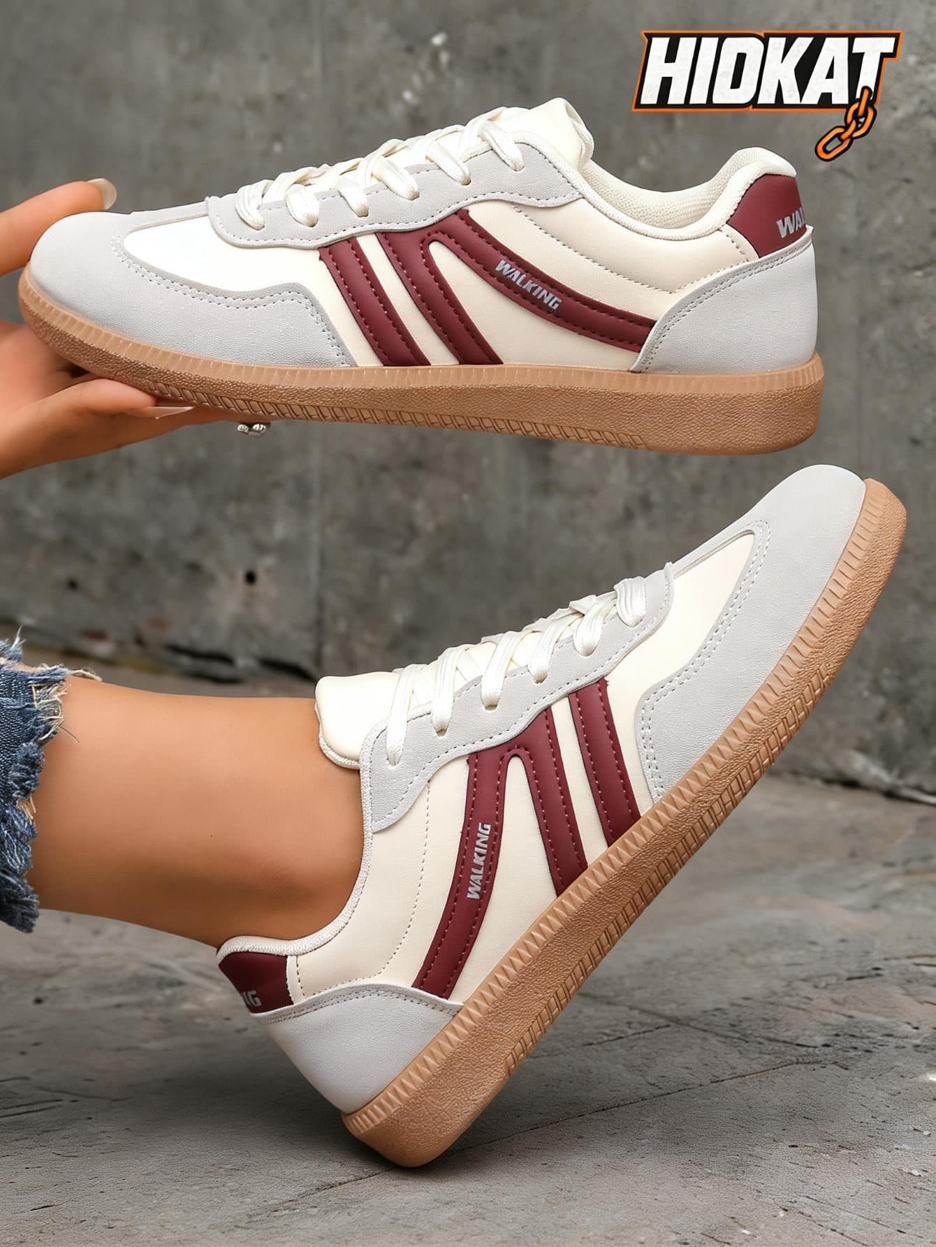 Hidkat Women's Summer Casual Soft Bottom Non-Slip Splicing Color Outdoor Sports Shoes, Spring/Autumn New Design
