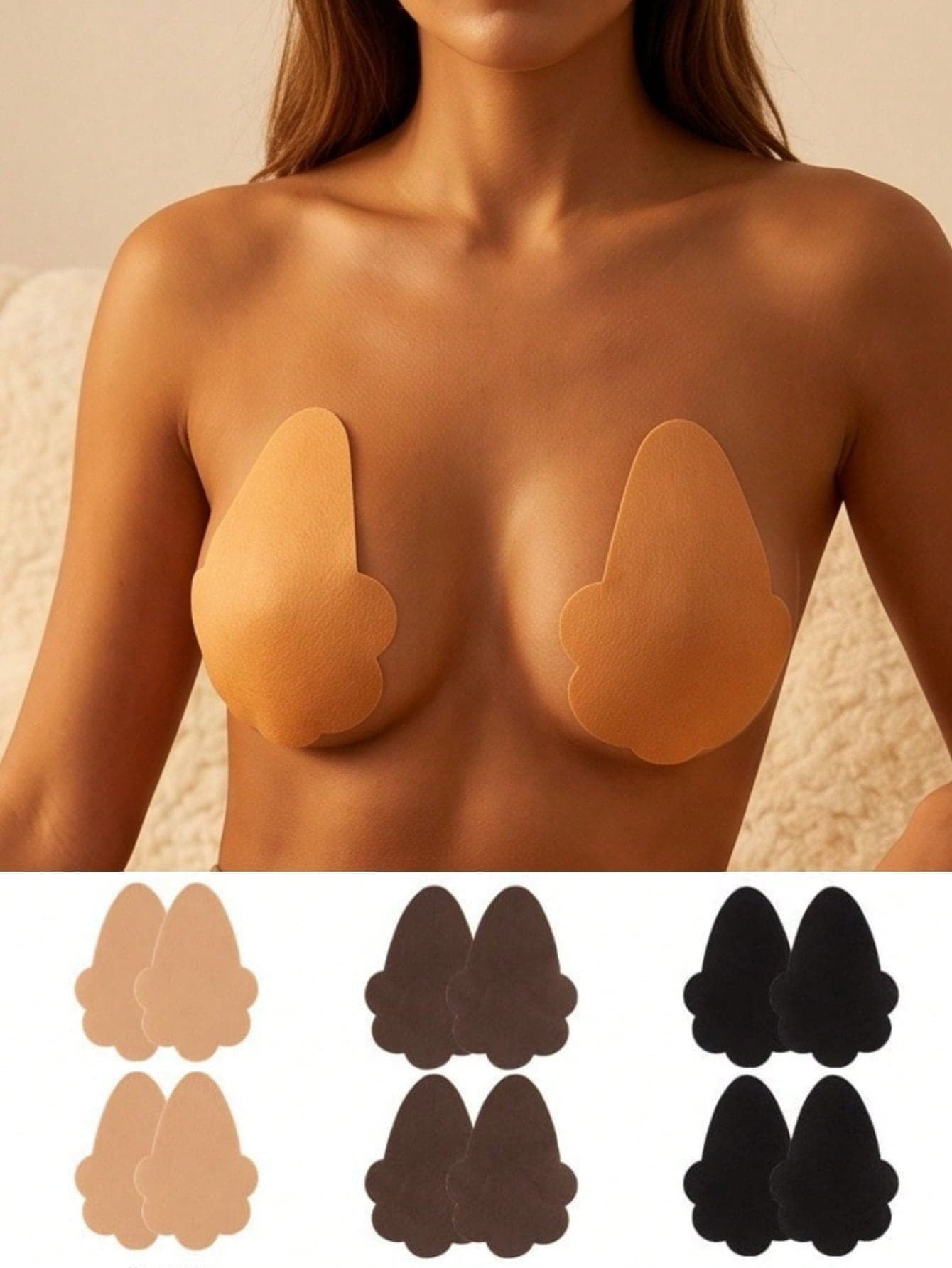20pcs Disposable Non-Woven Breathable Invisible Bust Lift Tape