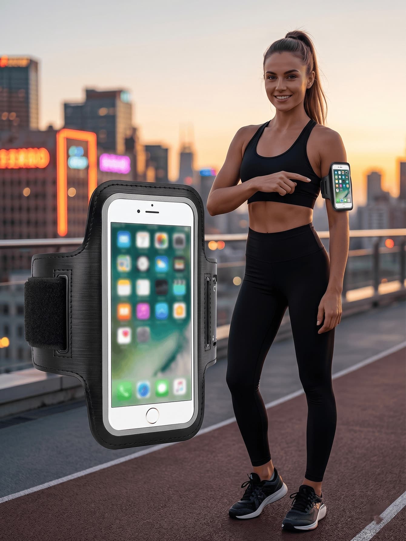 This Waterproof Sports Armband Fits Phones Under 6 Inches Suitable For Activities Walking, Working Out, Running, Outdoor Sports, Fitness, And Cycling